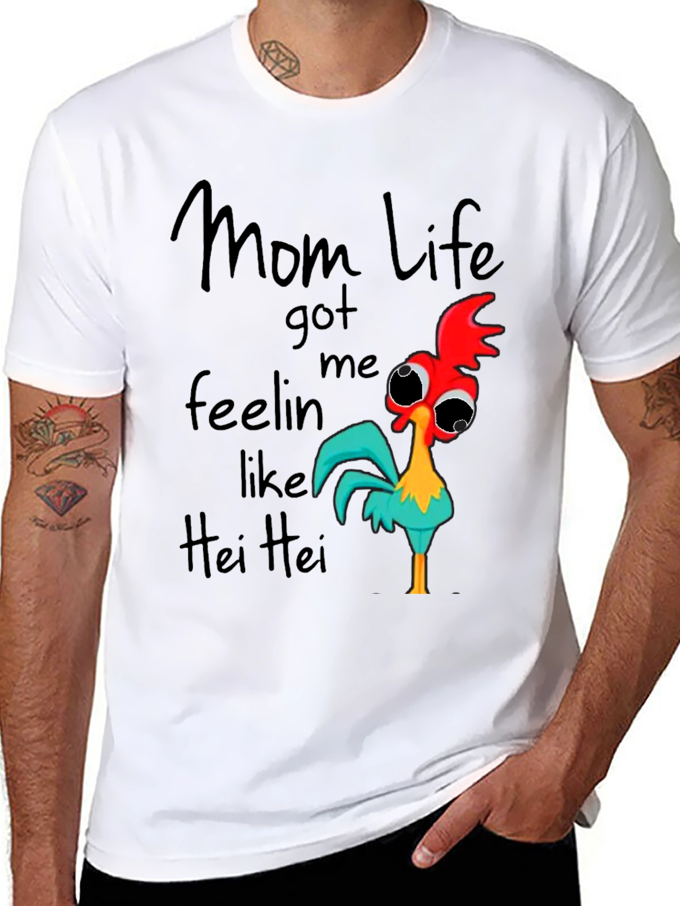 Mom Life Hei Hei T-Shirt