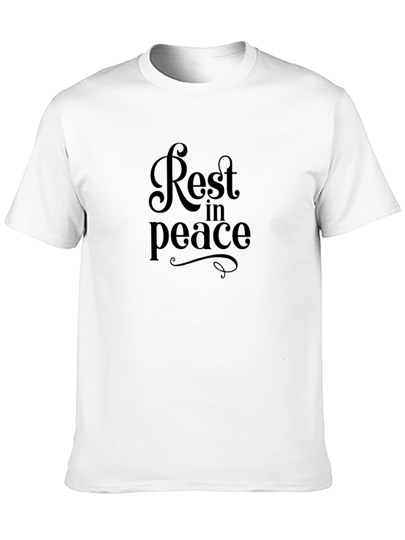 Rest in Peace Black Graphic T-Shirt