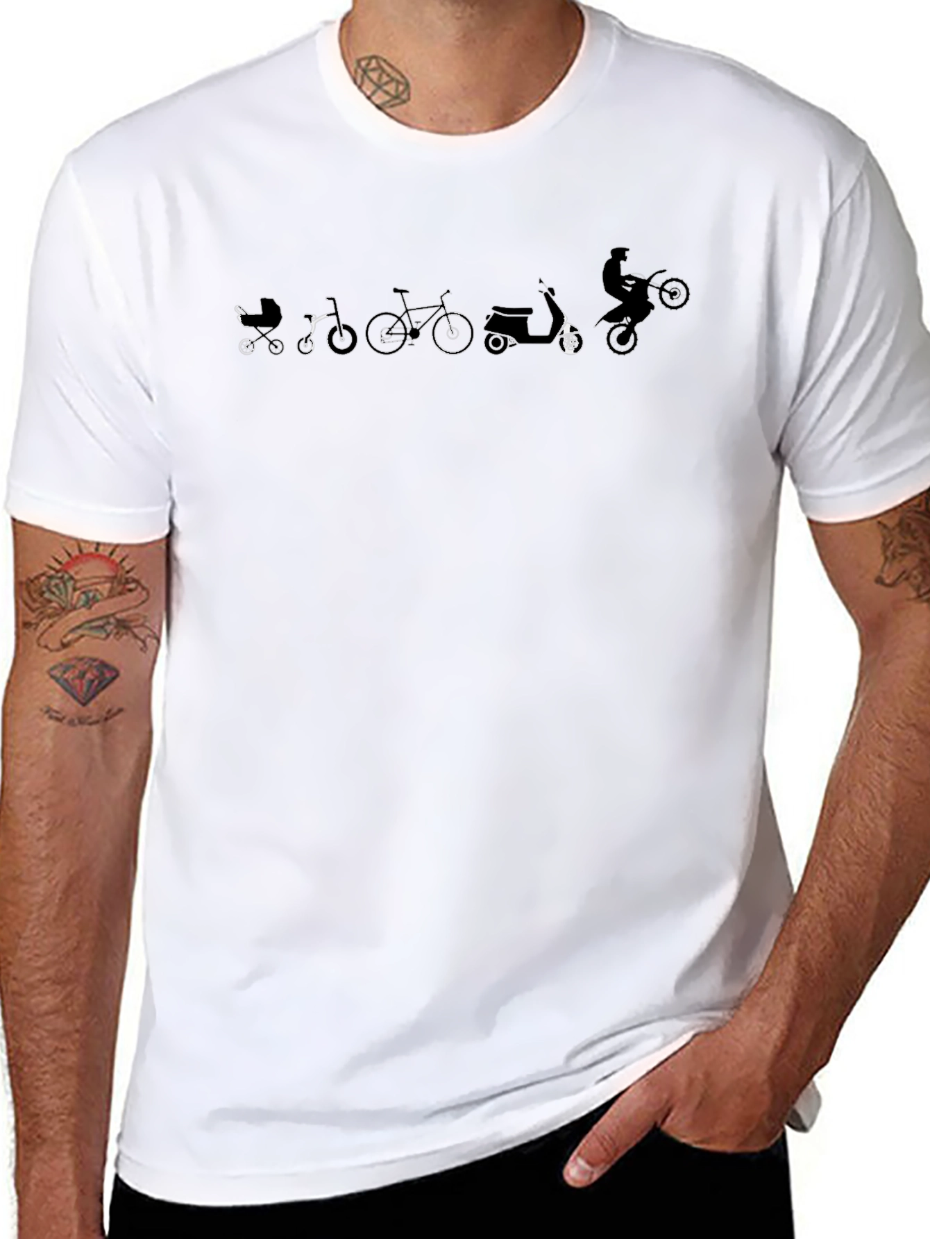 Evolution of Ride Black T-Shirt