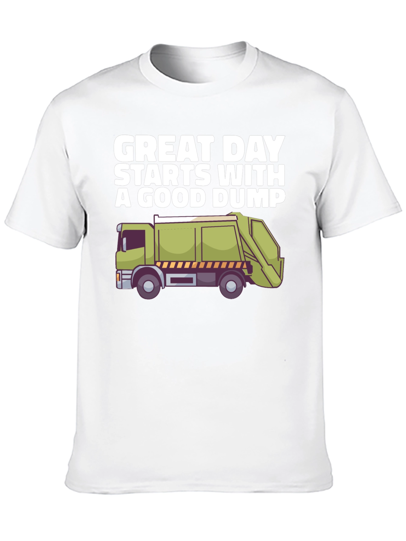 Funny Garbage Truck Graphic T-Shirt