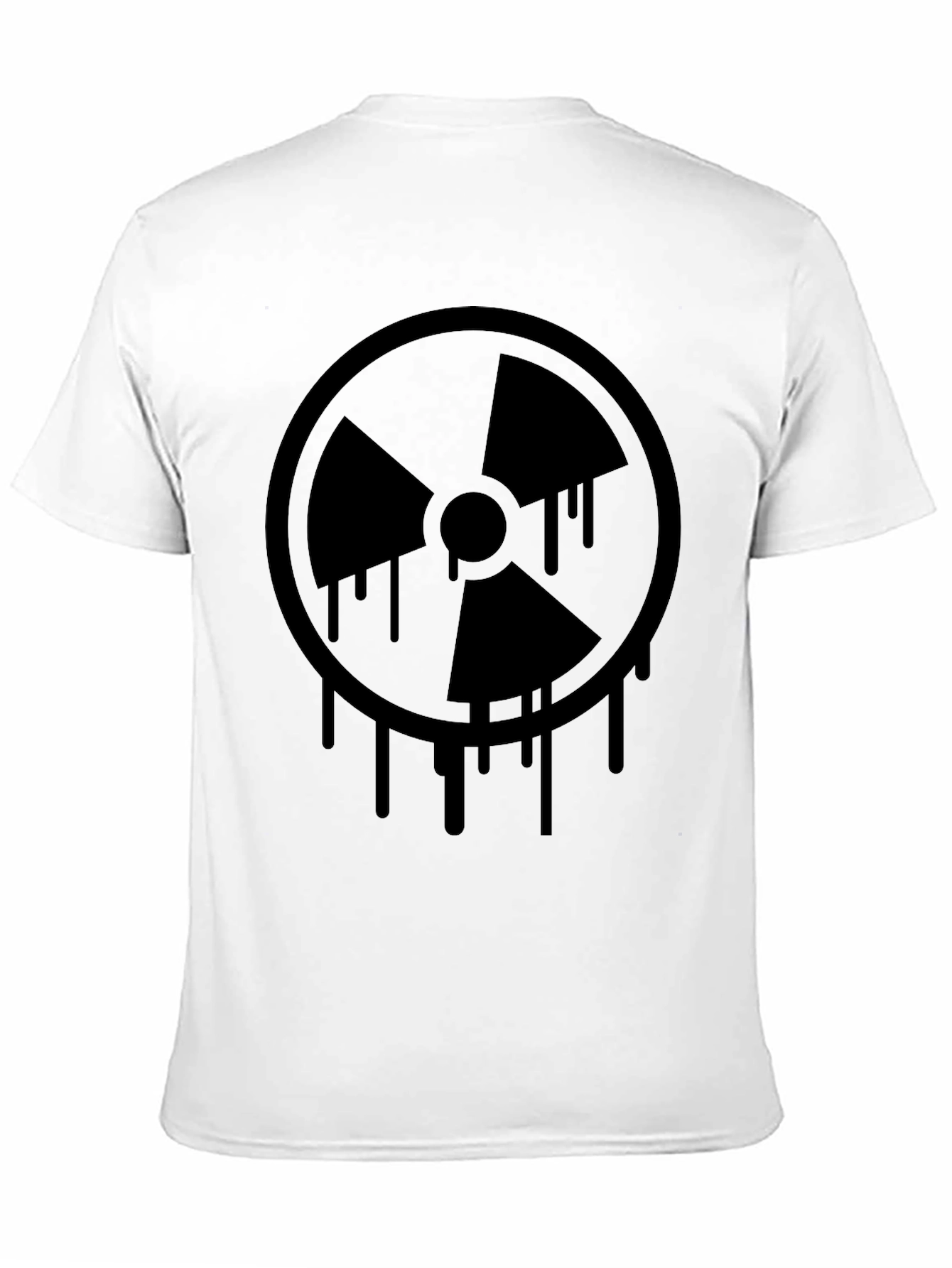 Radioactive Symbol Graphic T-Shirt - Black