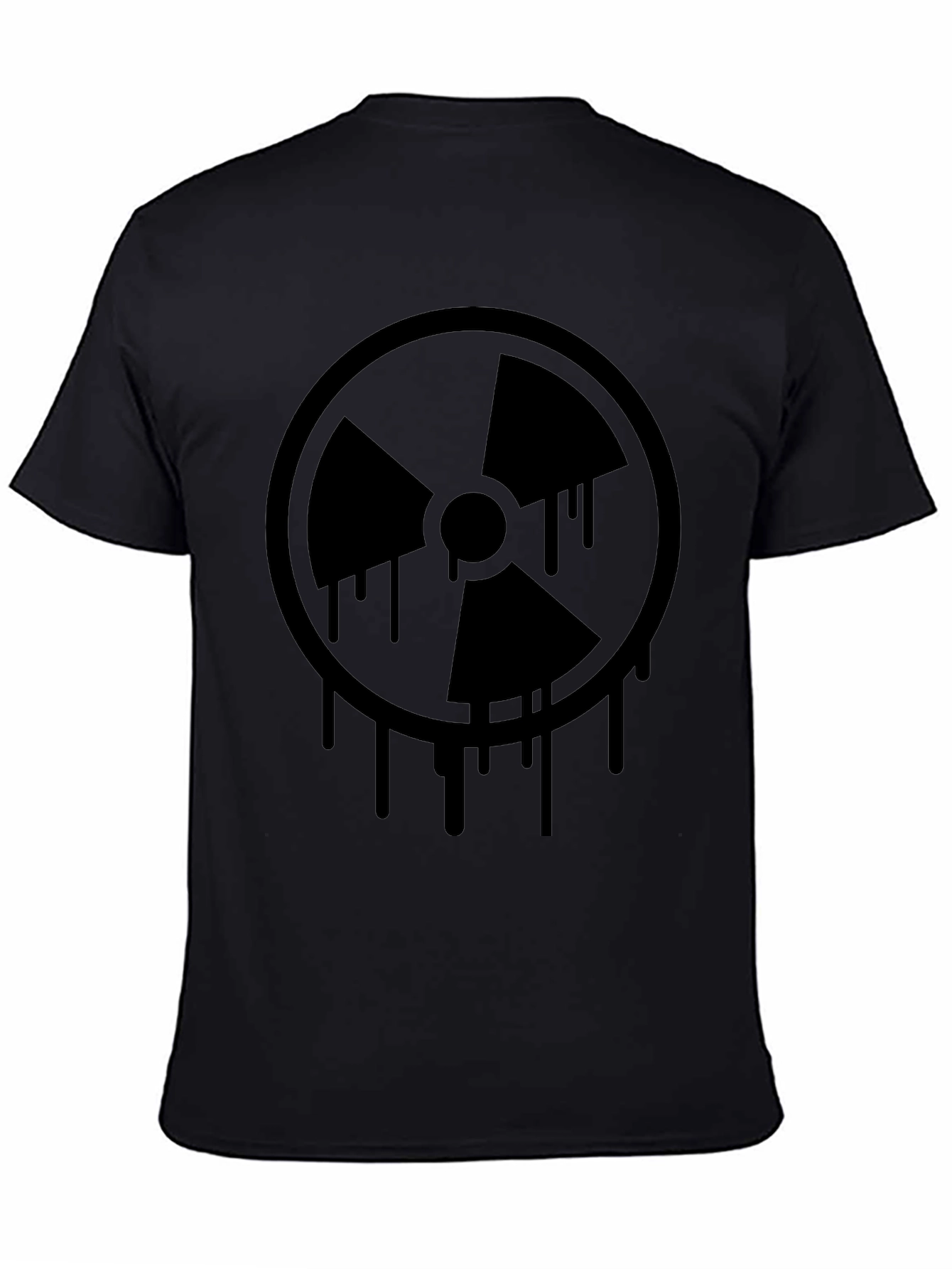 Radioactive Symbol Graphic T-Shirt - Black