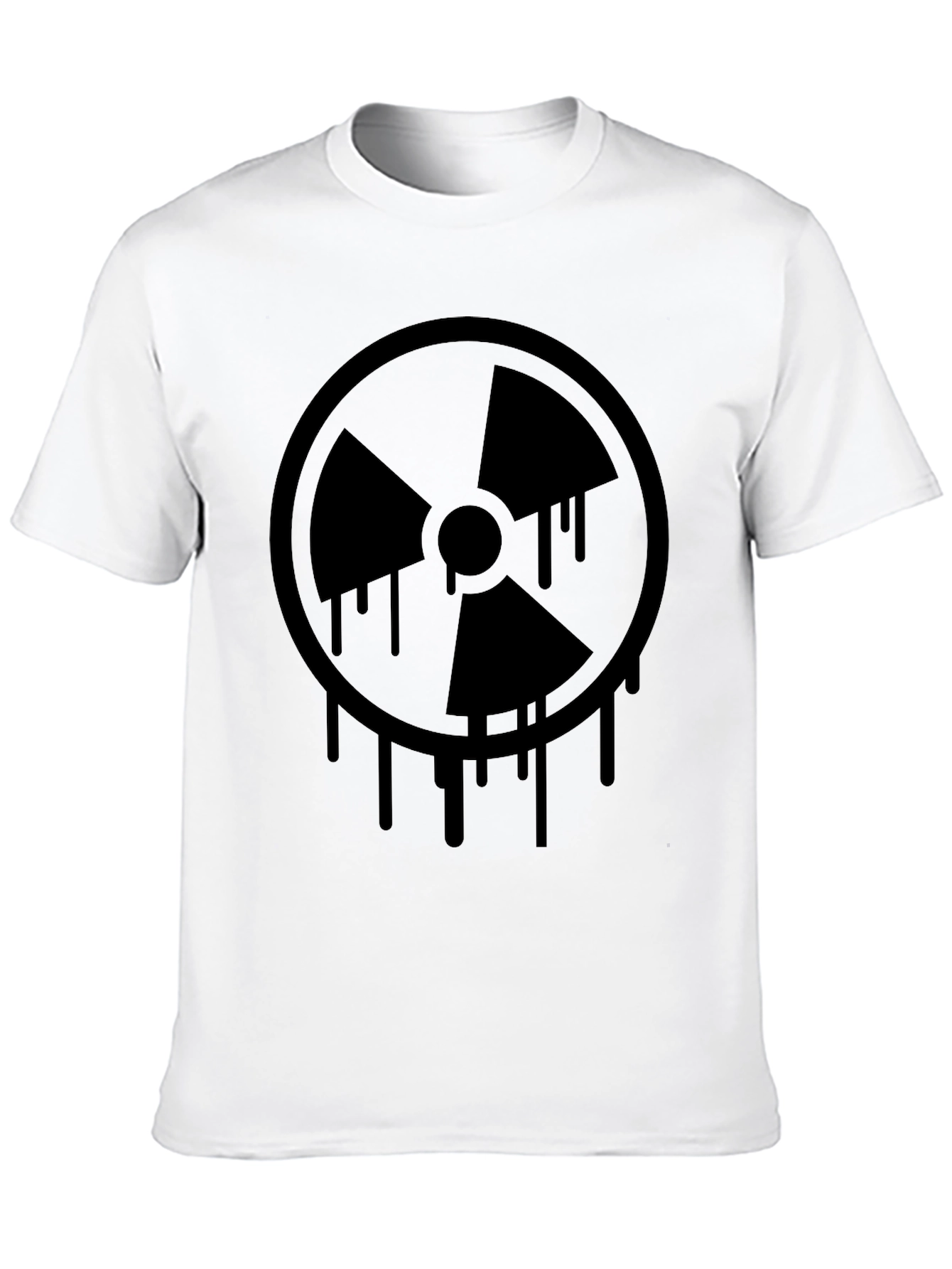 Radioactive Symbol Graphic T-Shirt - Black