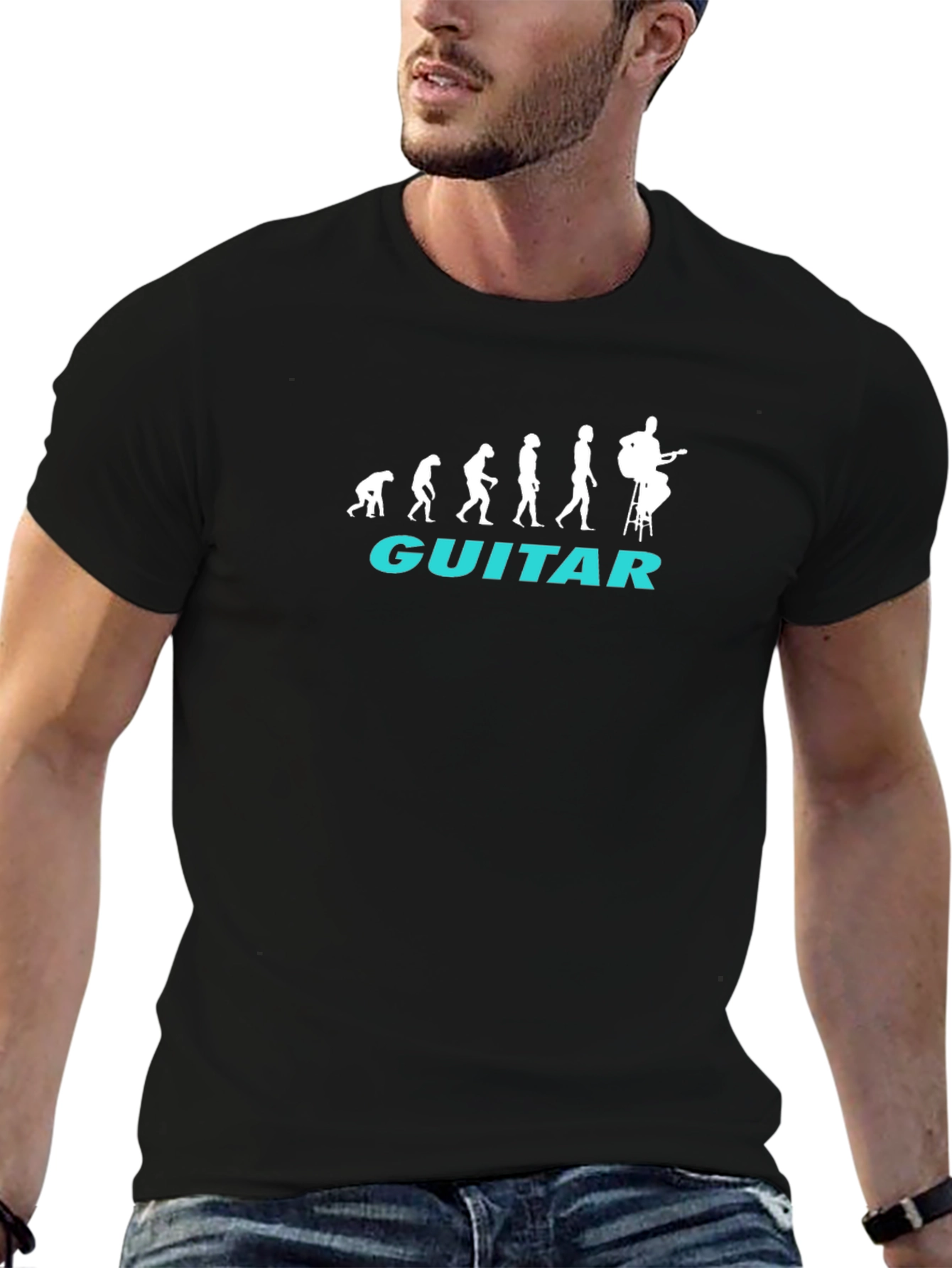 Guitar Evolution T-Shirt - Music Lover Tee