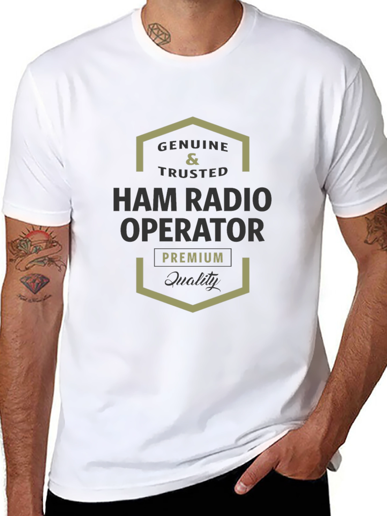 Ham Radio Operator Premium Quality T-Shirt