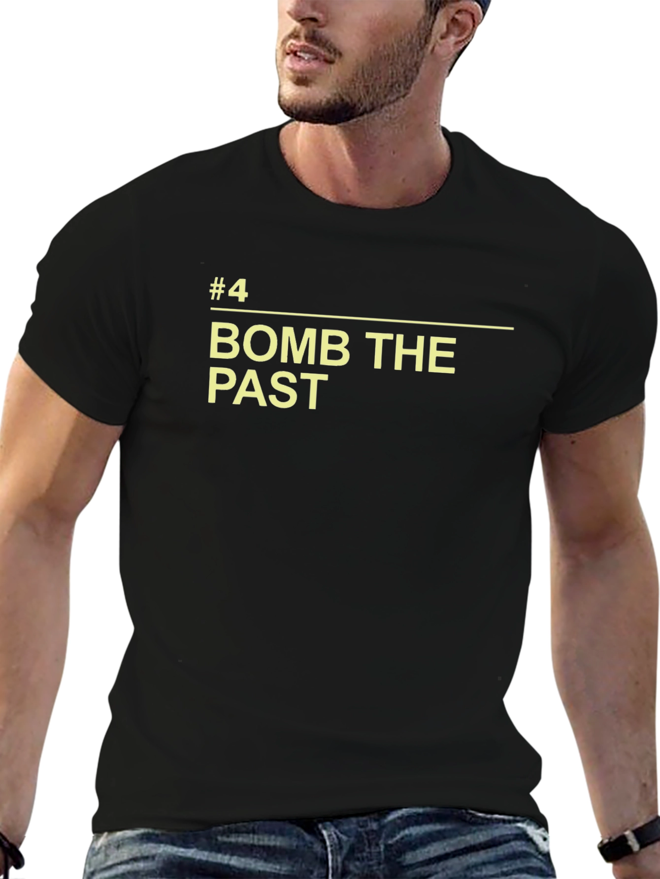 Bomb the Past Graphic Tee - Cool Retro Design