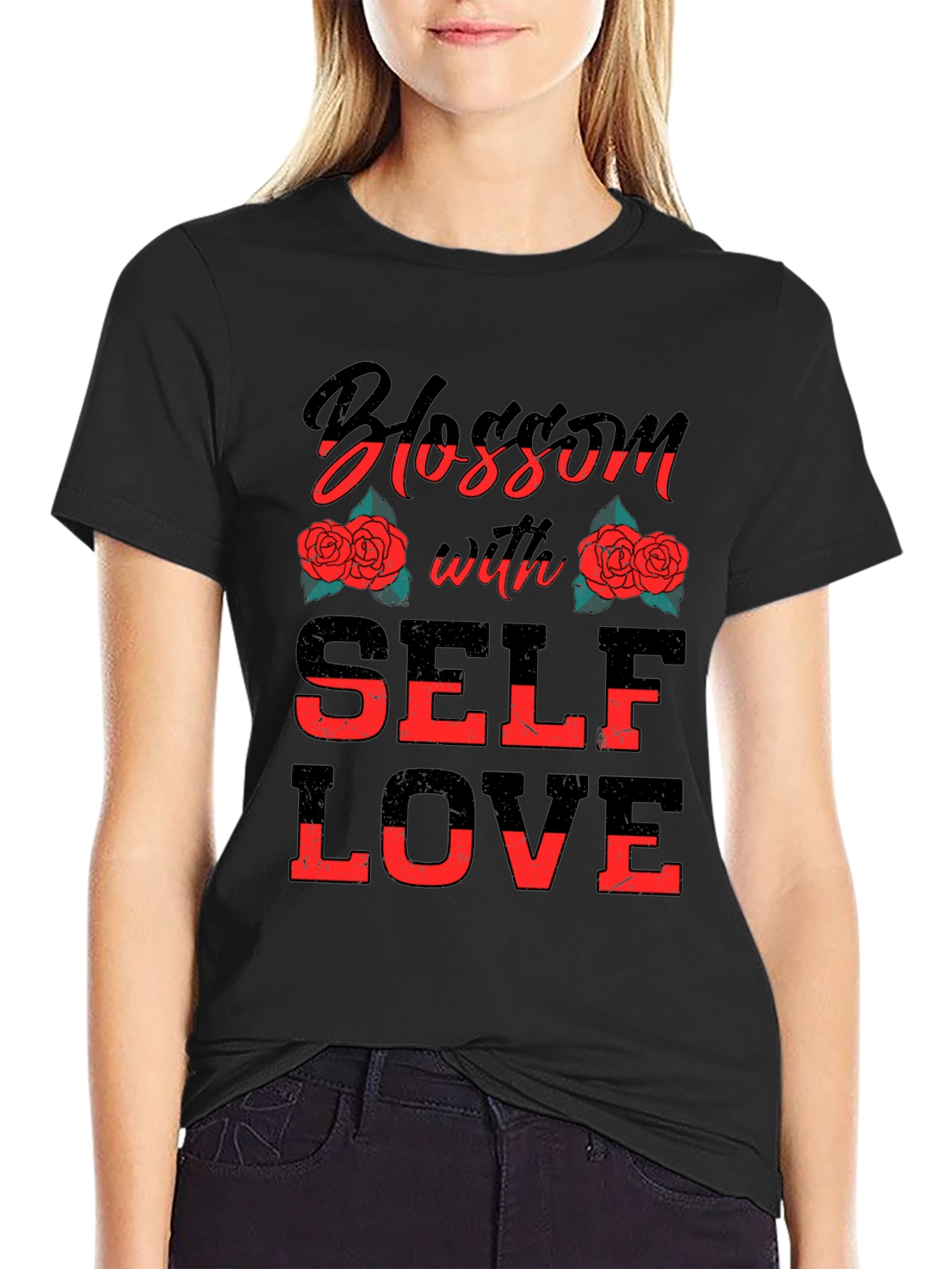 Blossom with Self Love Graphic Tee