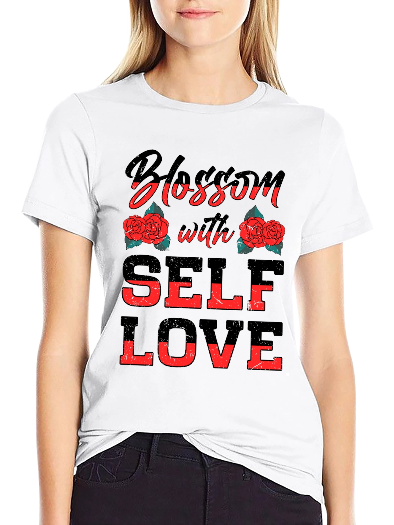 Blossom with Self Love Graphic Tee