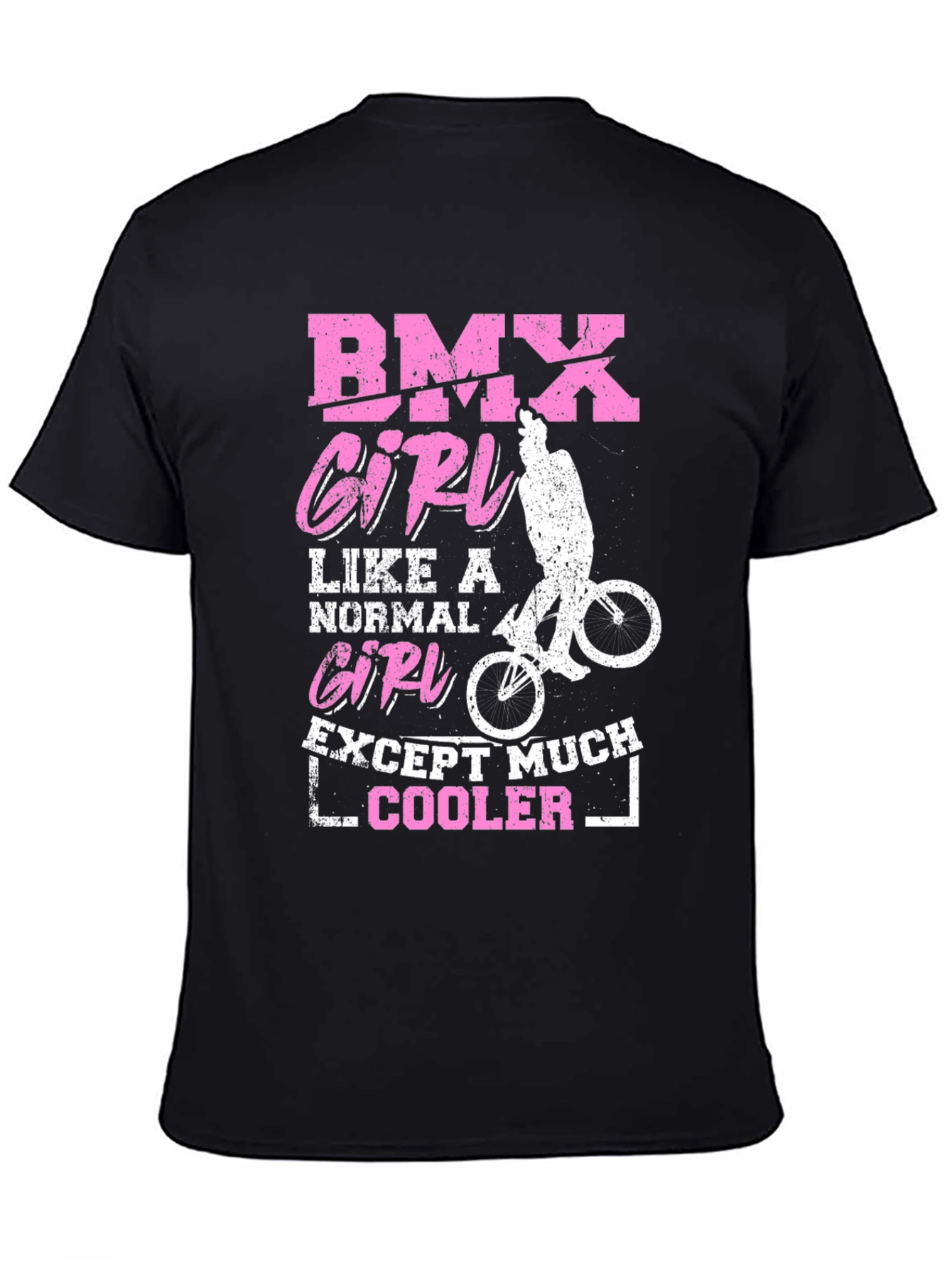 BMX Girl T-Shirt - Except Much Cooler!