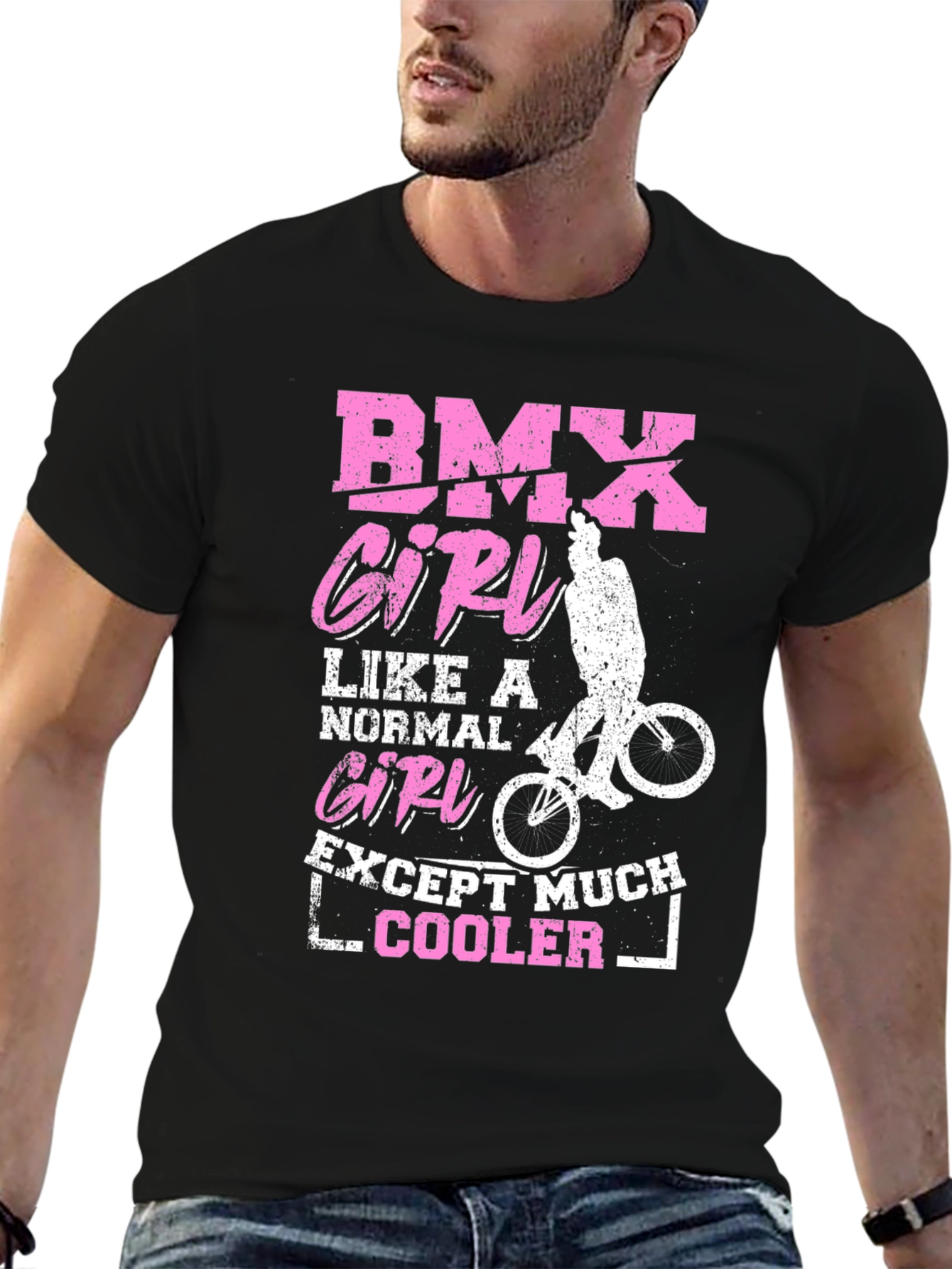 BMX Girl T-Shirt - Except Much Cooler!