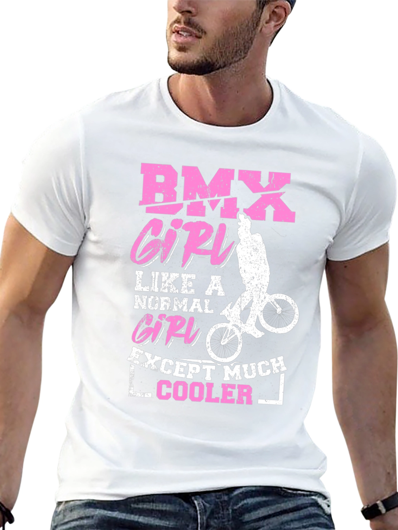 BMX Girl T-Shirt - Except Much Cooler!