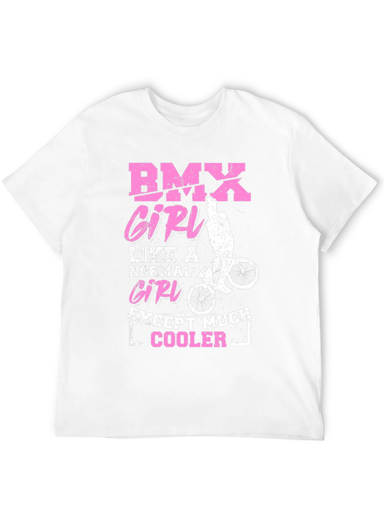 BMX Girl T-Shirt - Except Much Cooler!