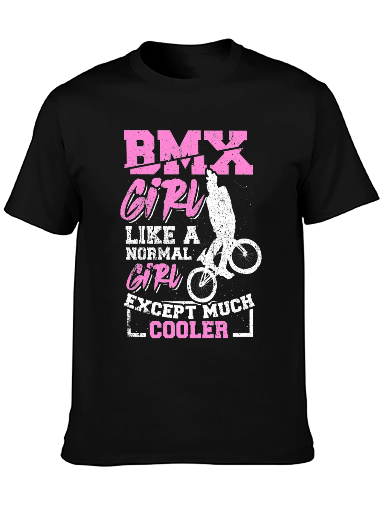 BMX Girl T-Shirt - Except Much Cooler!