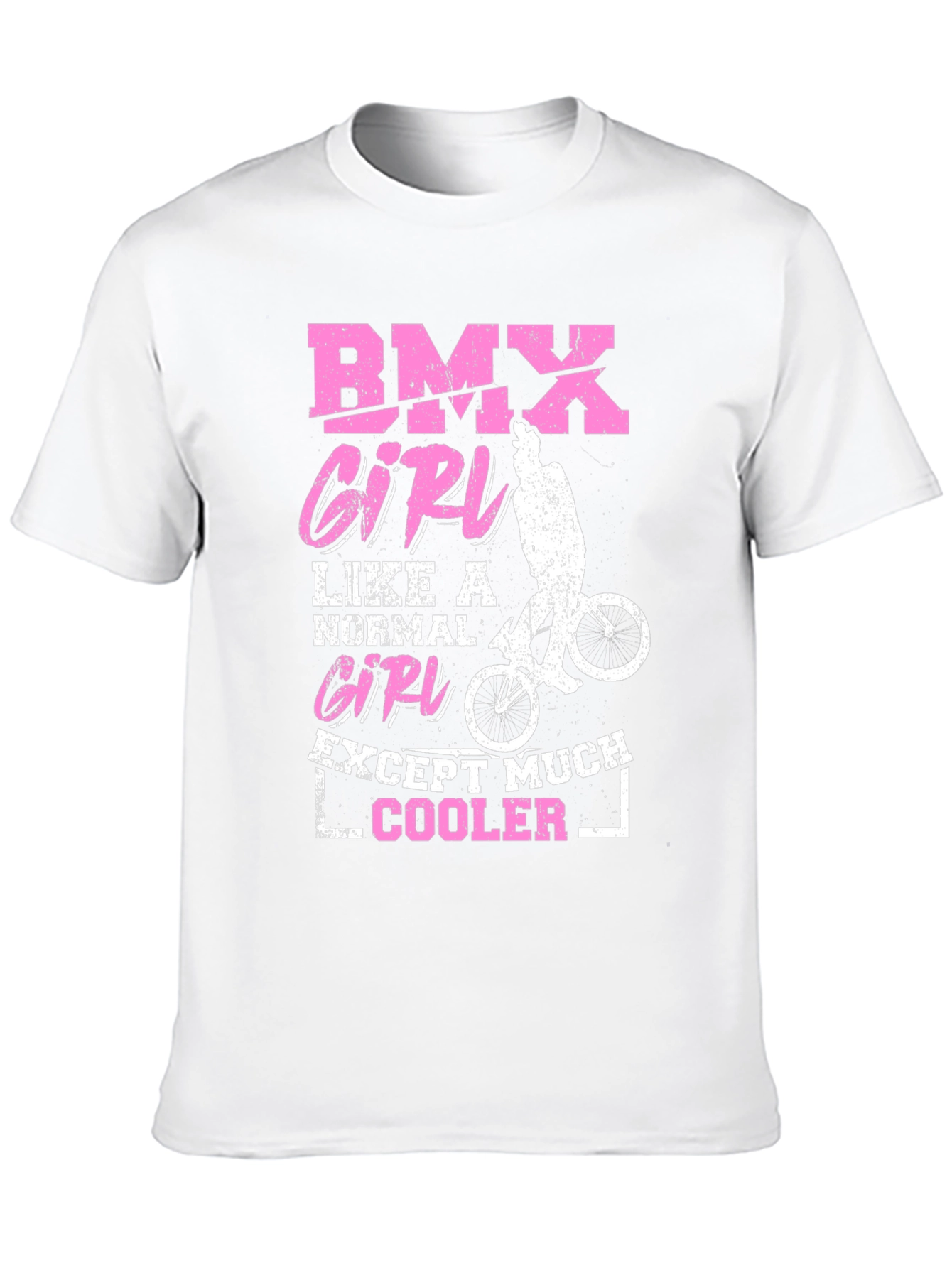 BMX Girl T-Shirt - Except Much Cooler!