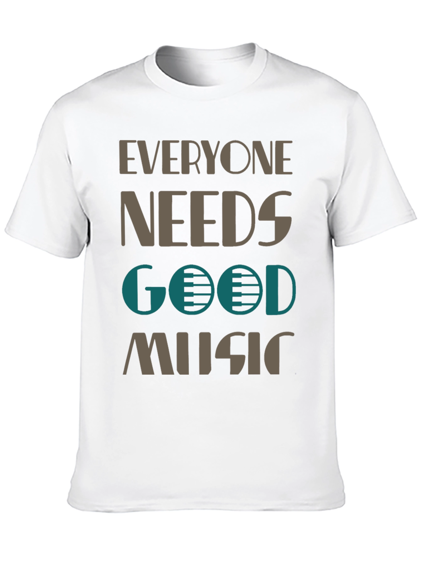 Everyone Needs Good Music Black Graphic Tee