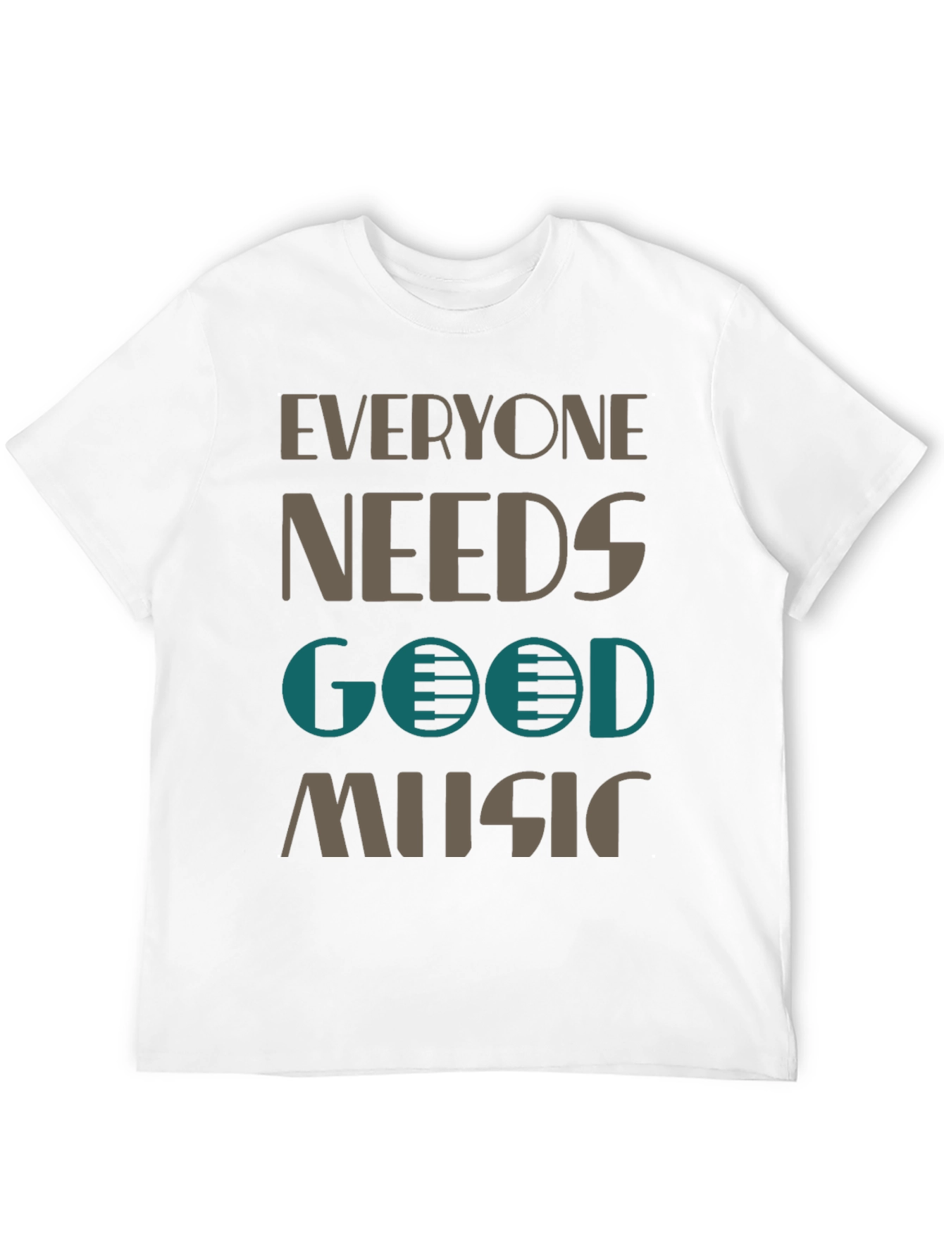 Everyone Needs Good Music Black Graphic Tee
