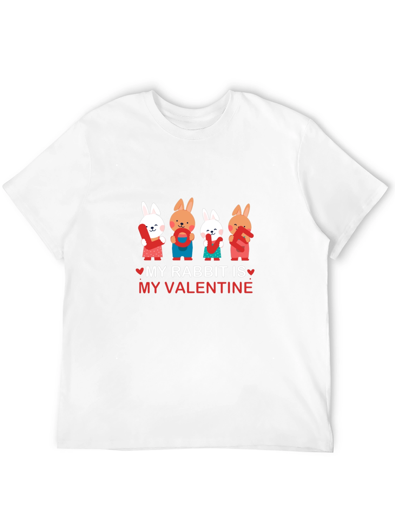 My Rabbit is My Valentine Graphic Tee