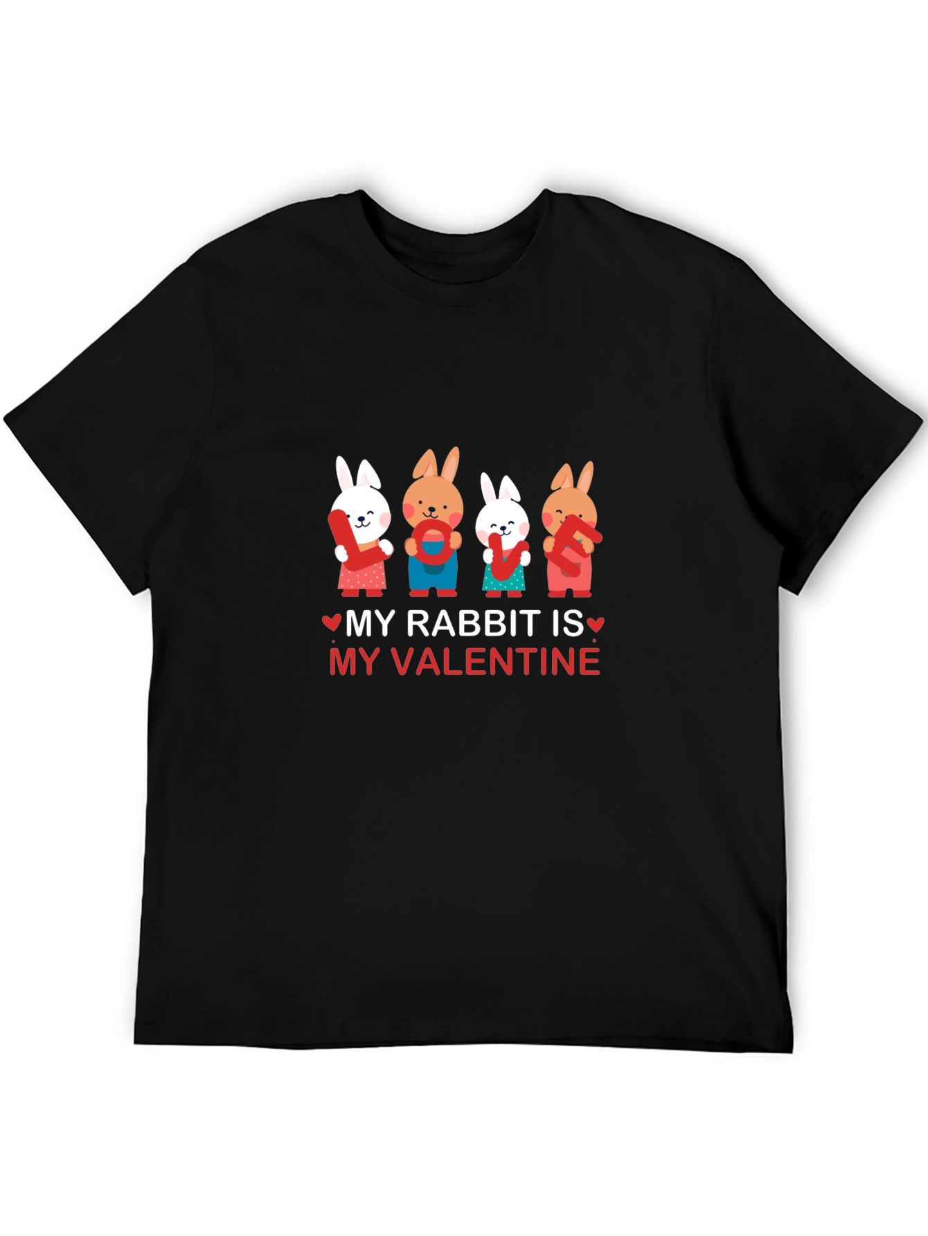 My Rabbit is My Valentine Graphic Tee