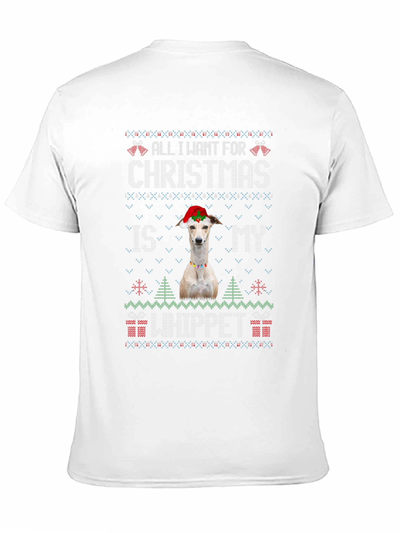 Christmas Whippet Dog T-Shirt