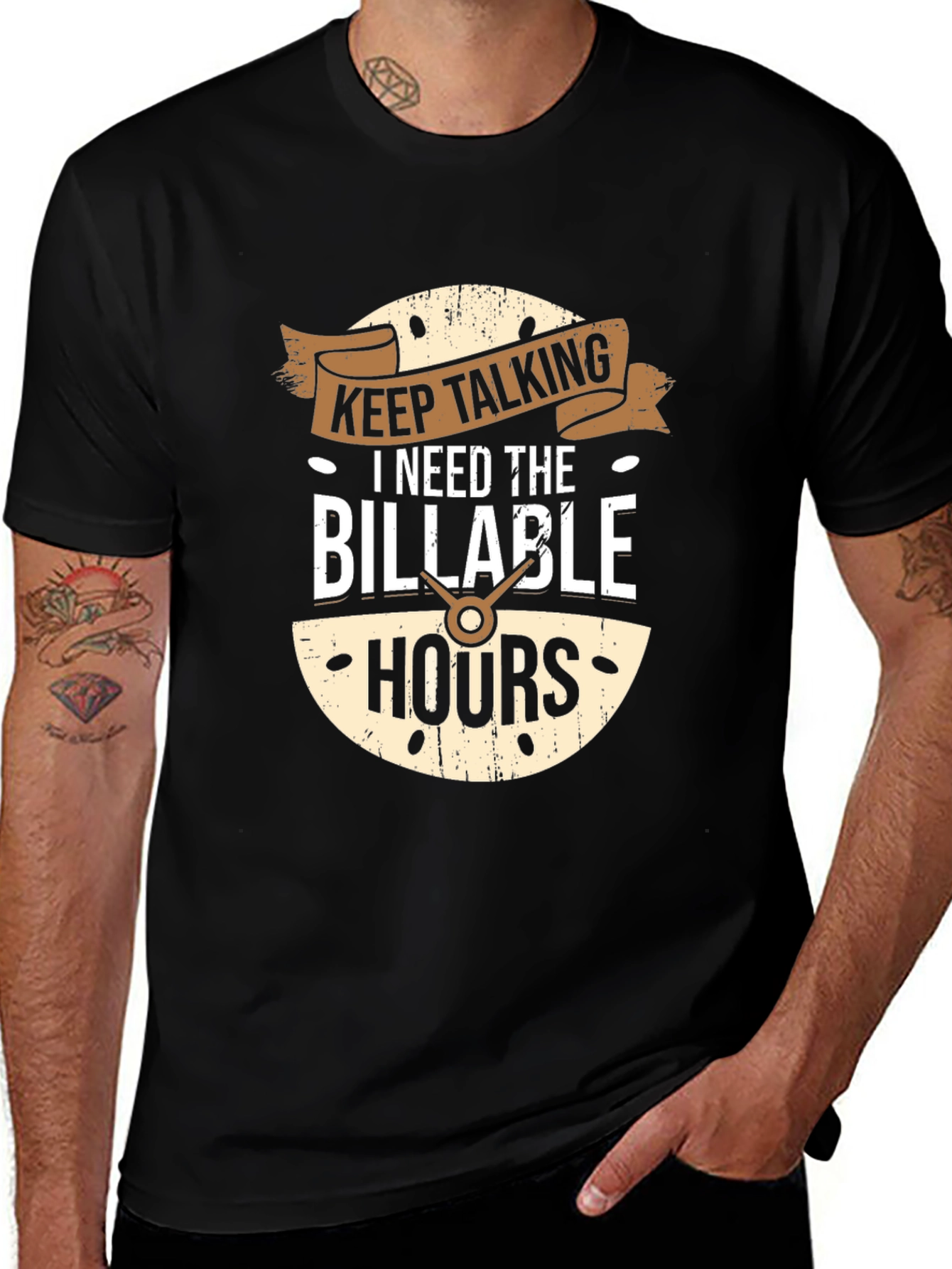 Keep Talking Billable Hours Funny T-Shirt