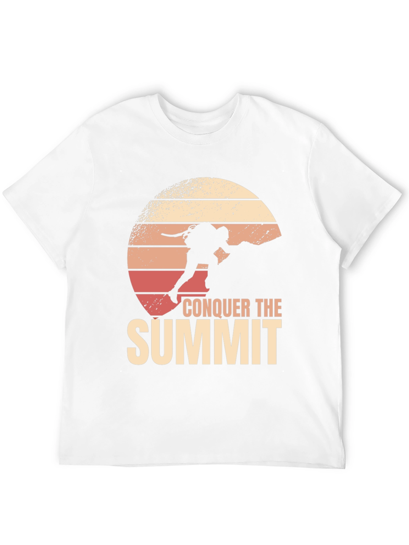 Conquer the Summit Black Graphic Tee