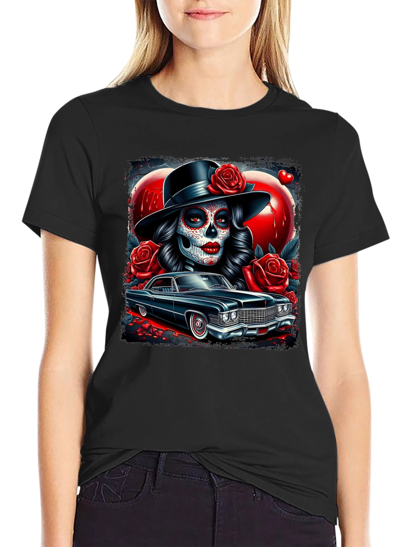 Day of the Dead Car T-Shirt
