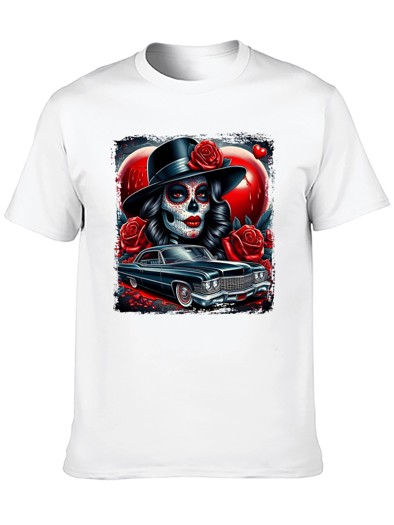 Day of the Dead Car T-Shirt