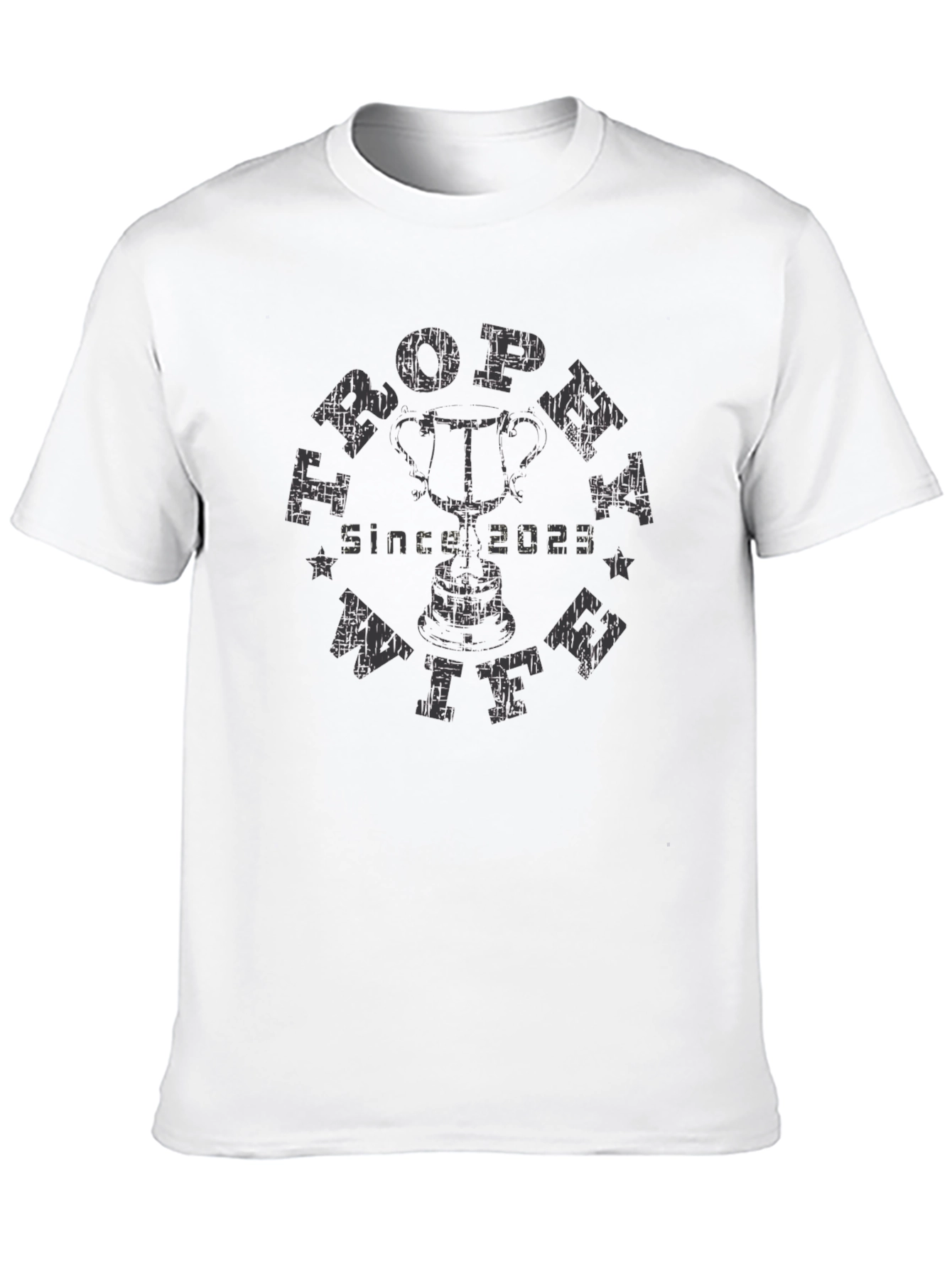 Trophy Wife Since 2023 Black T-Shirt