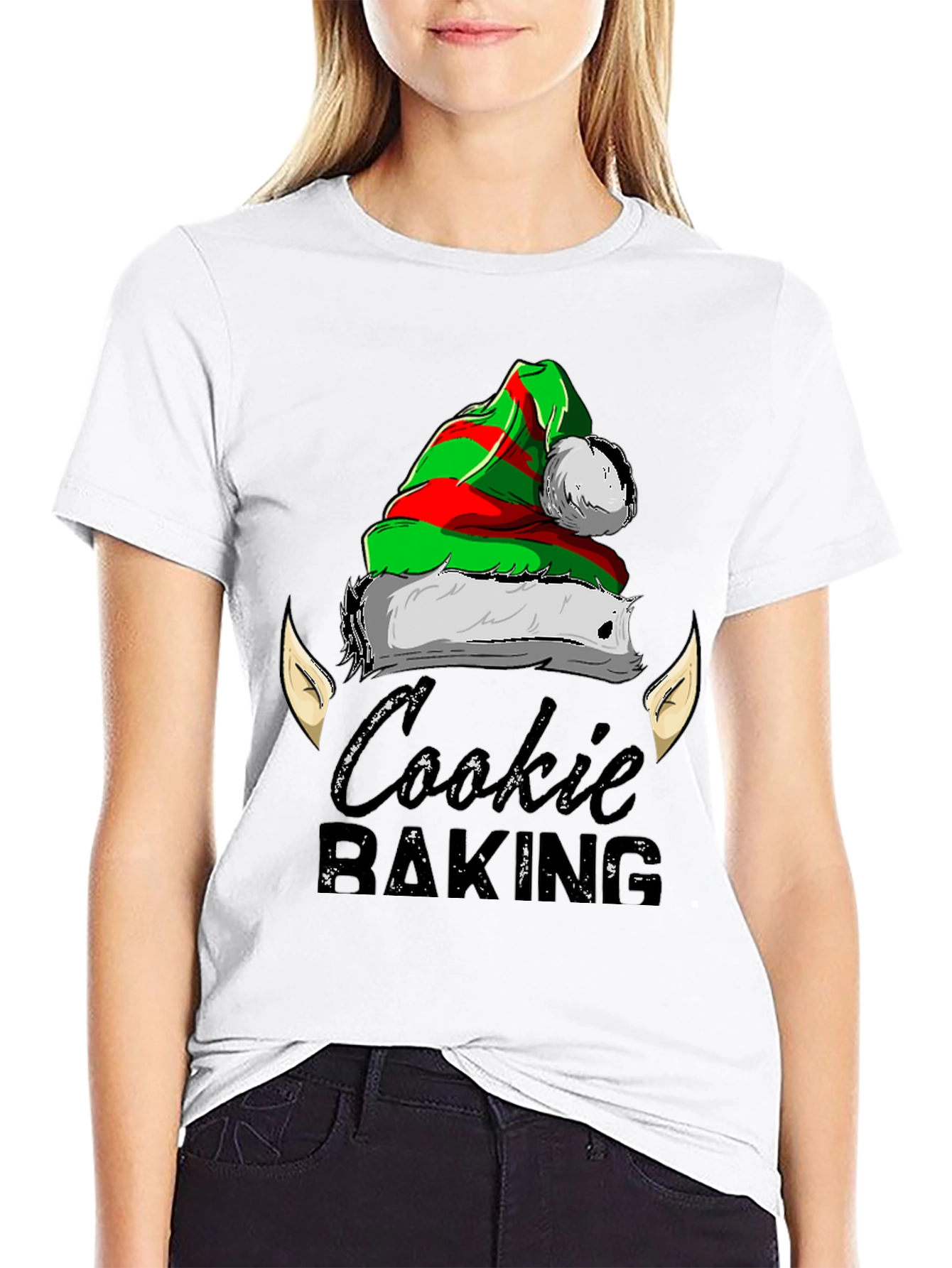 Cookie Baking Elf Hat T-Shirt