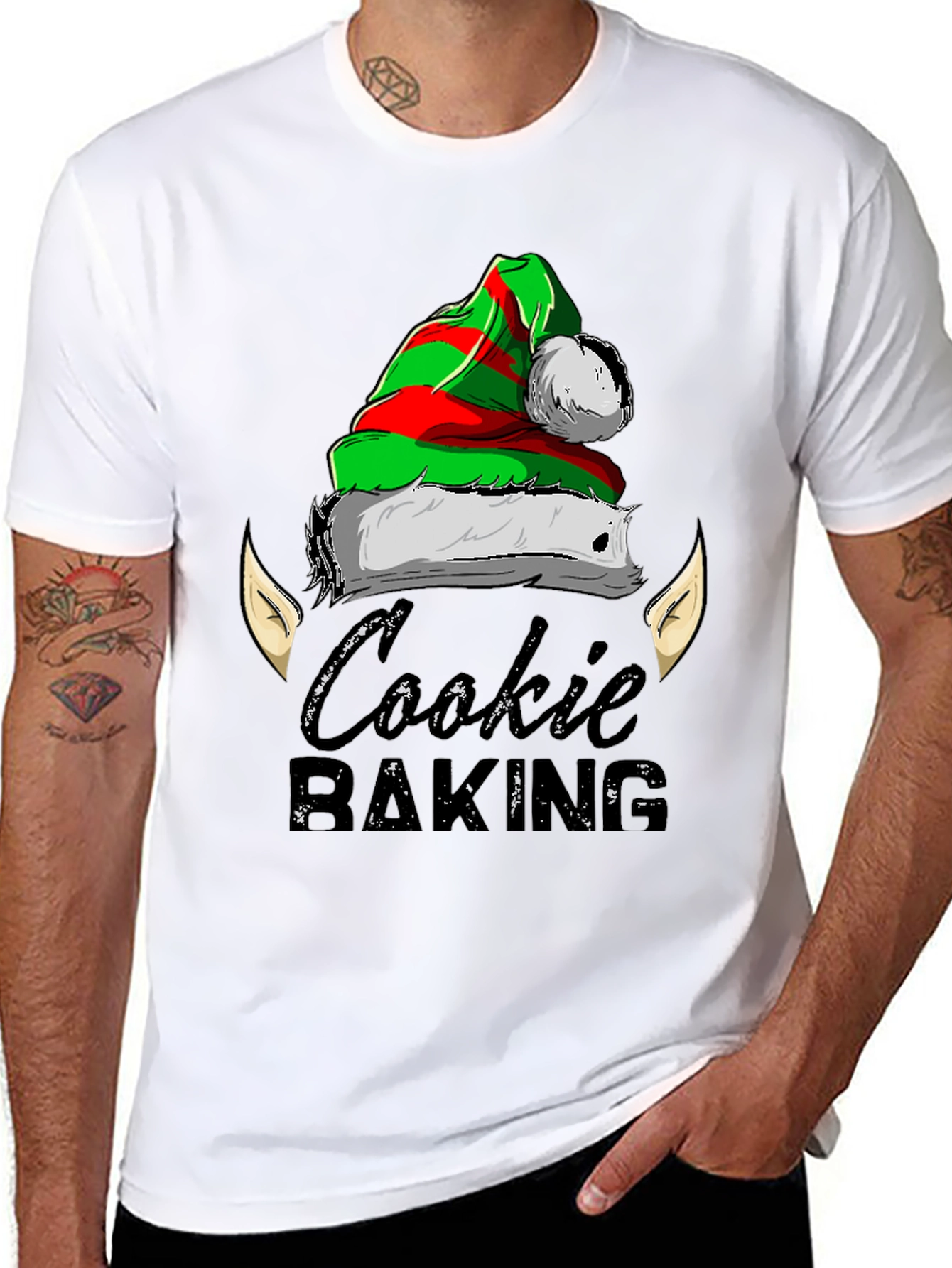 Cookie Baking Elf Hat T-Shirt