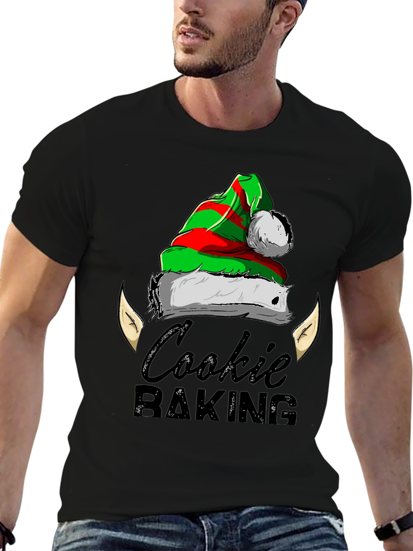 Cookie Baking Elf Hat T-Shirt