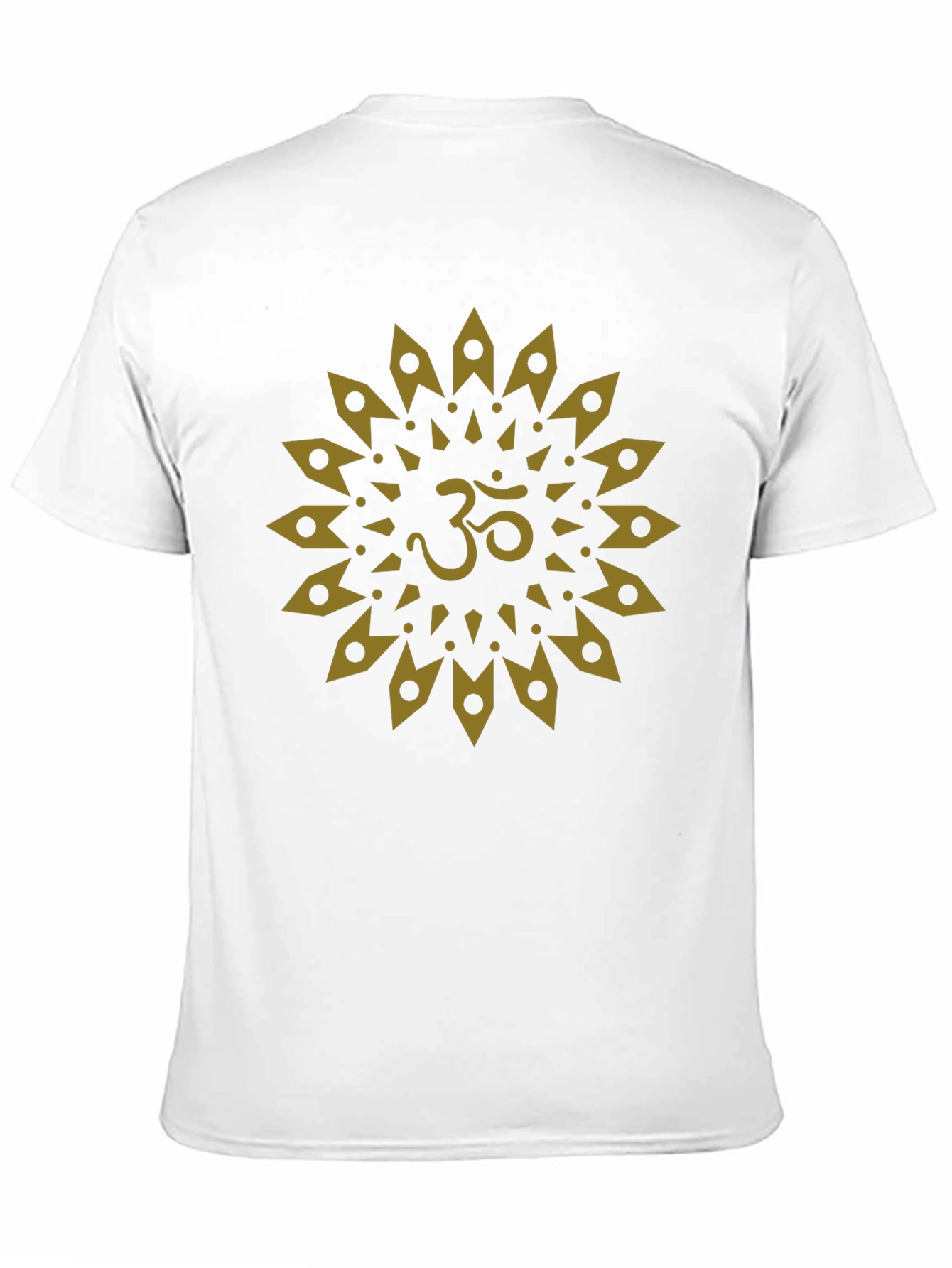 Om Mandala Graphic Tee - Black Cotton T-Shirt