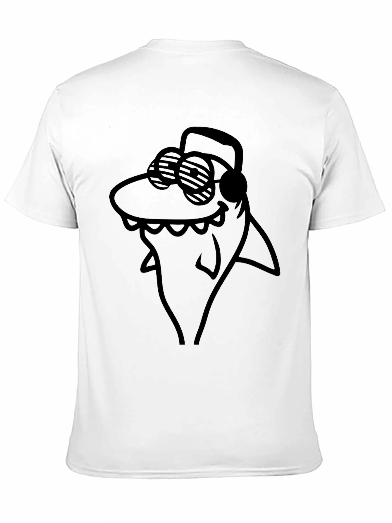 Cool Shark Graphic Black T-Shirt
