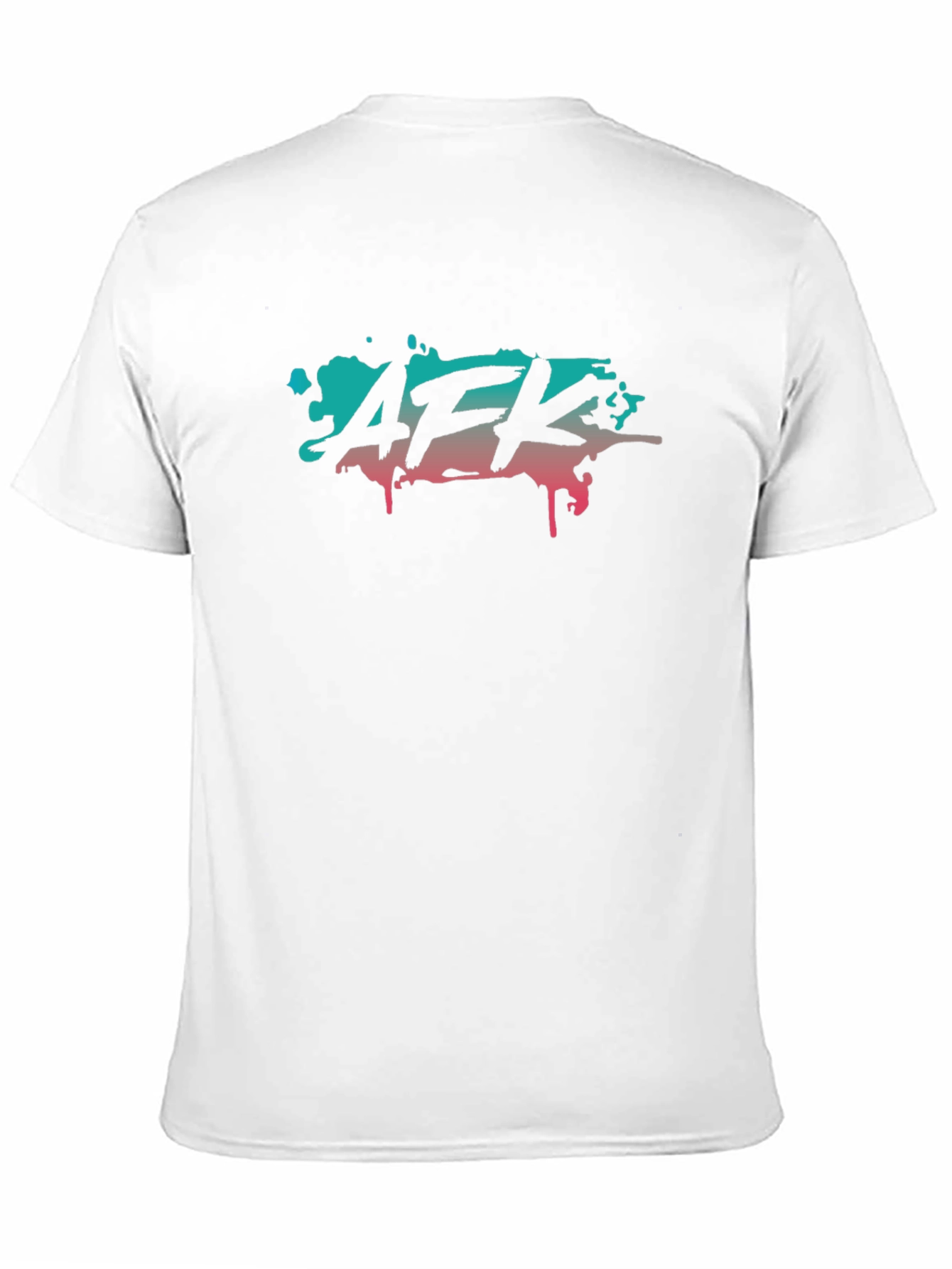 AFK Splash Graphic Black T-Shirt - Gamer Style