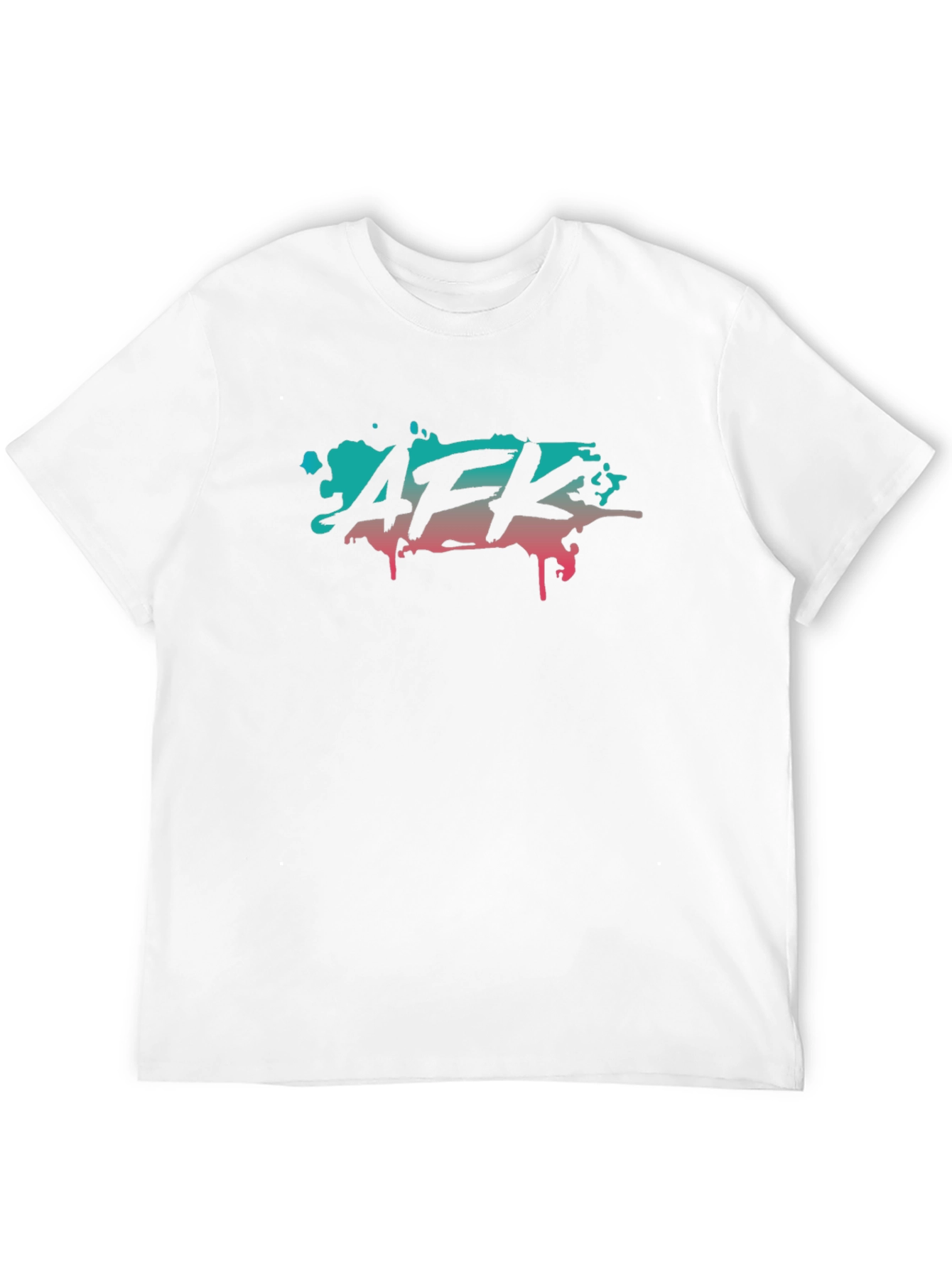AFK Splash Graphic Black T-Shirt - Gamer Style