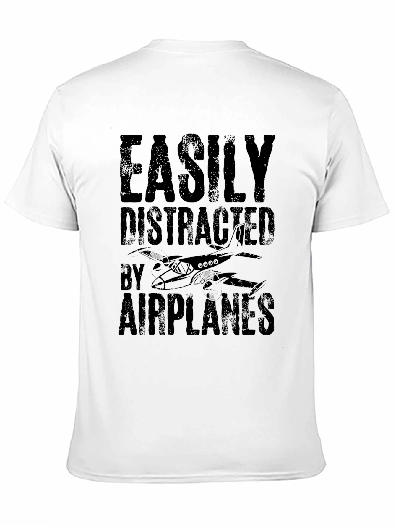 Easily Distracted By Airplanes Graphic Tee