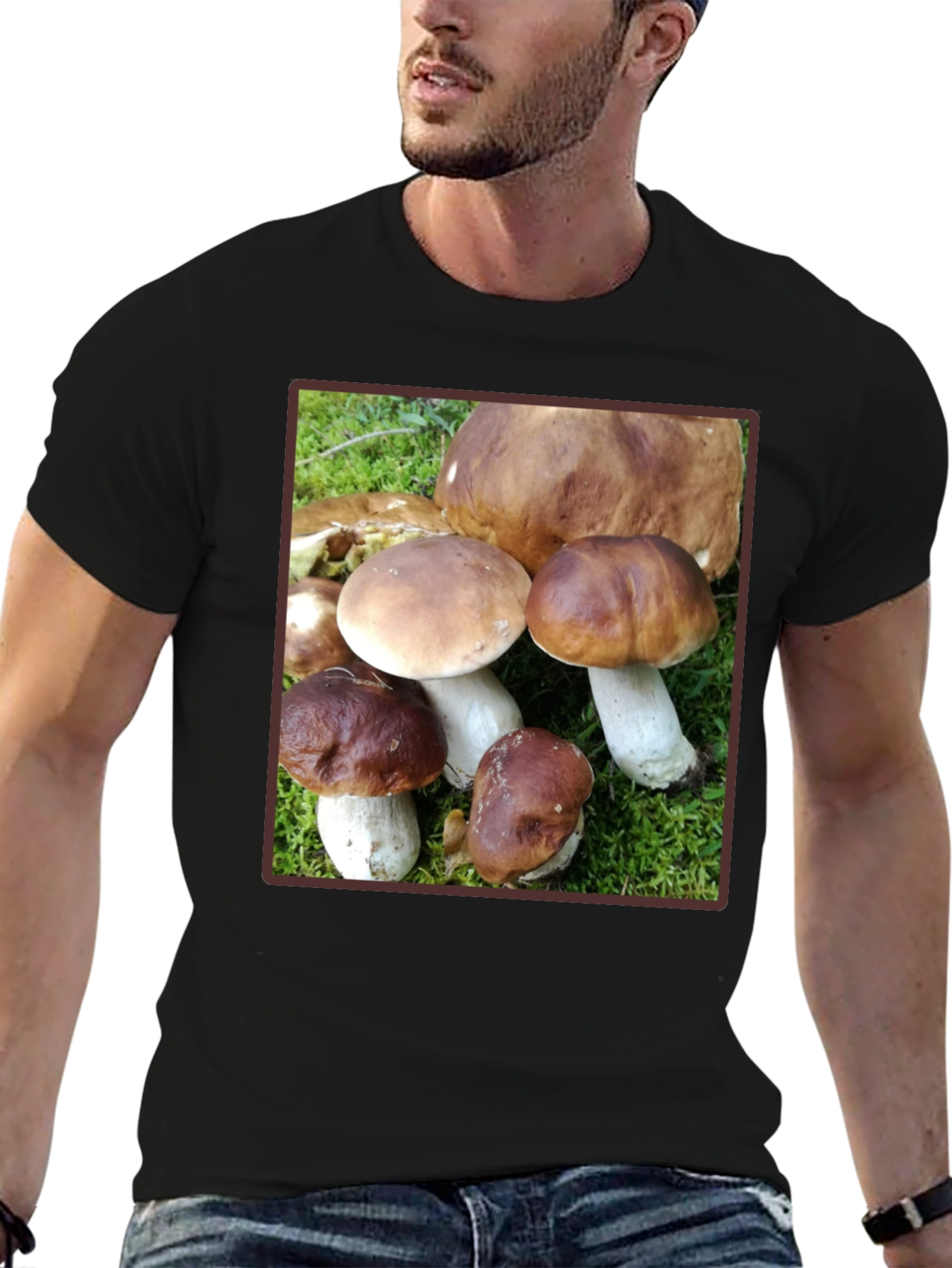 Mushroom Graphic T-Shirt - Forest Fungi Tee