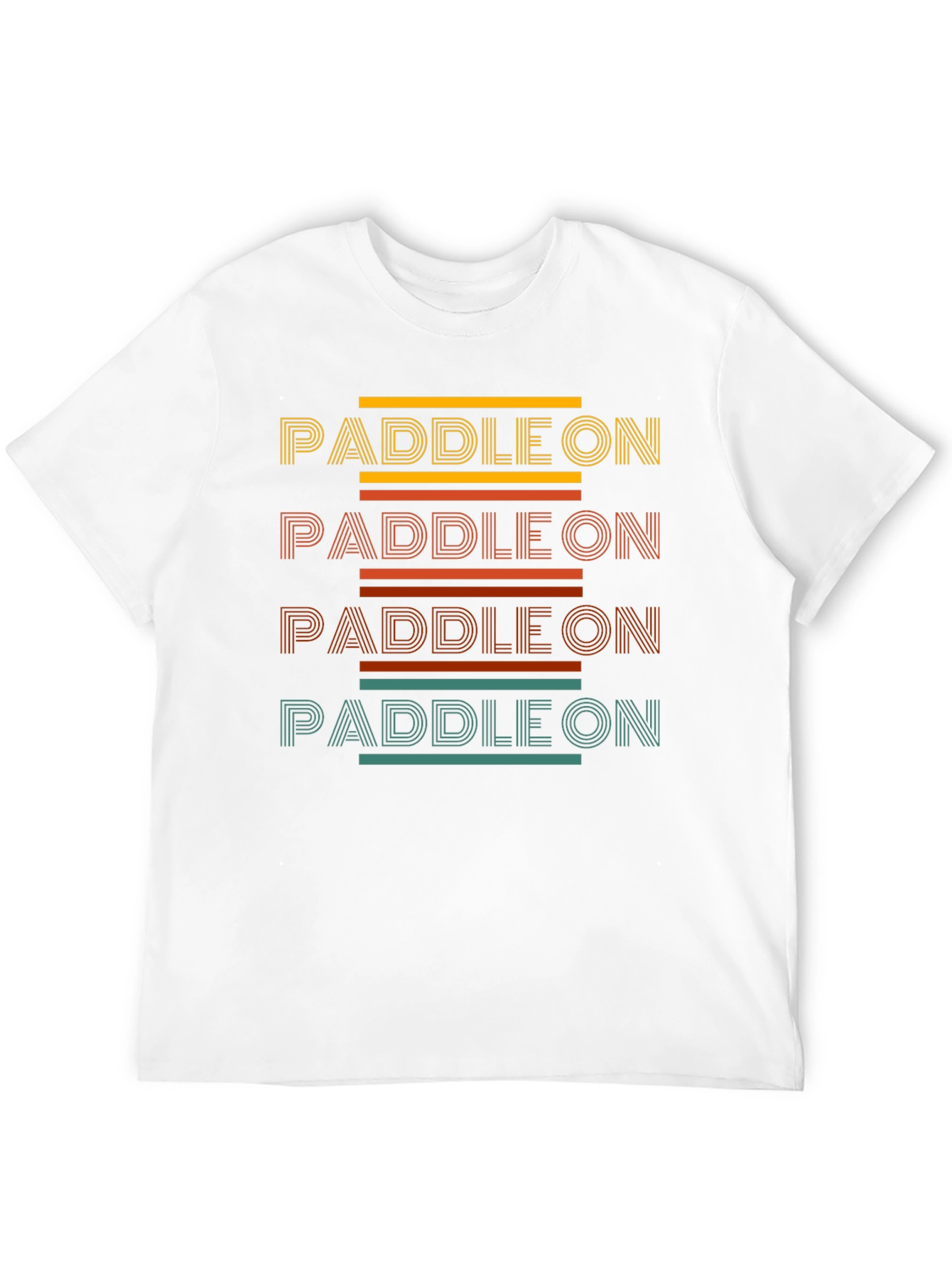 Paddle On Graphic Tee - Retro Style