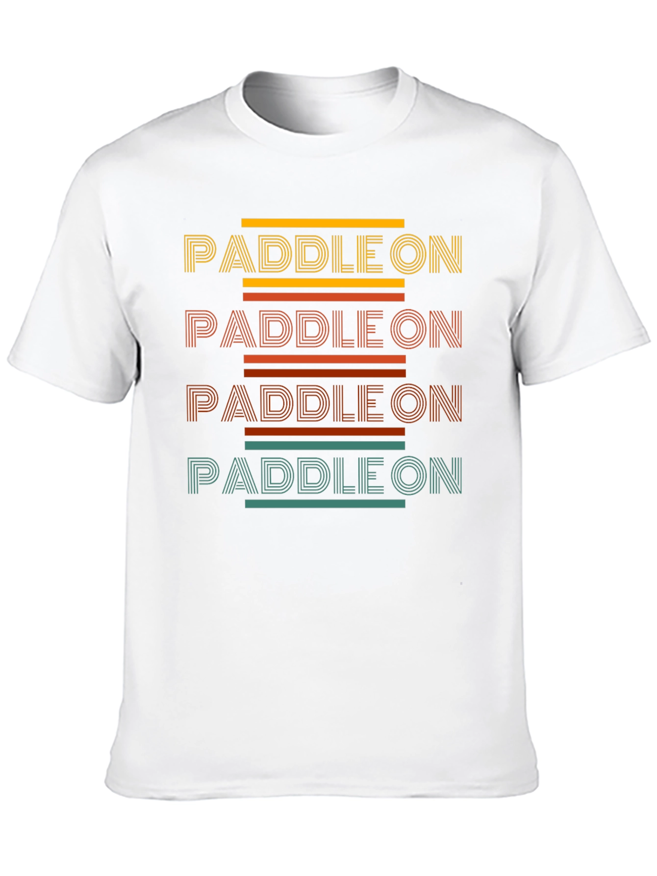 Paddle On Graphic Tee - Retro Style