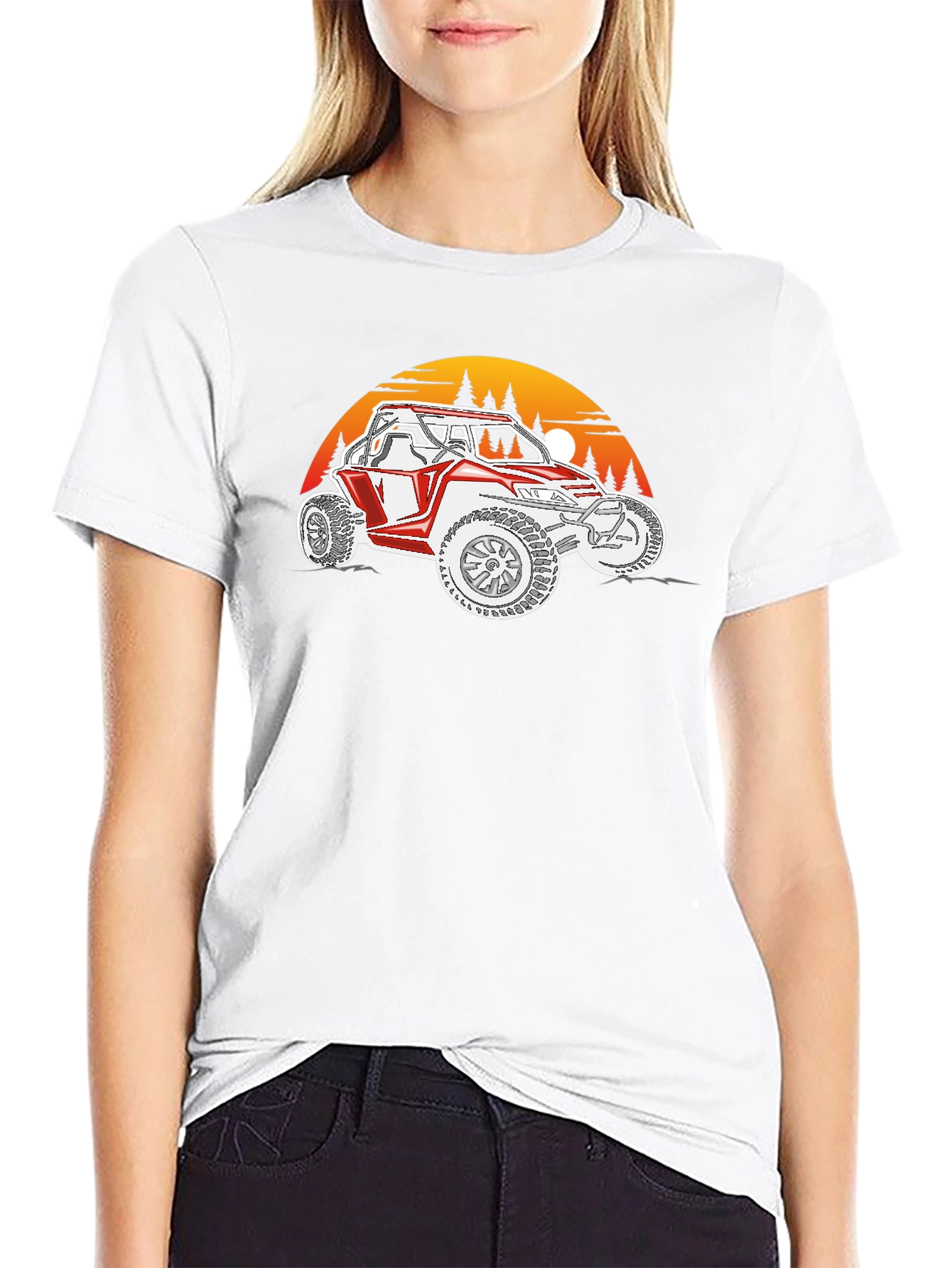 UTV Sunset Graphic Tee - Off-Road Adventure