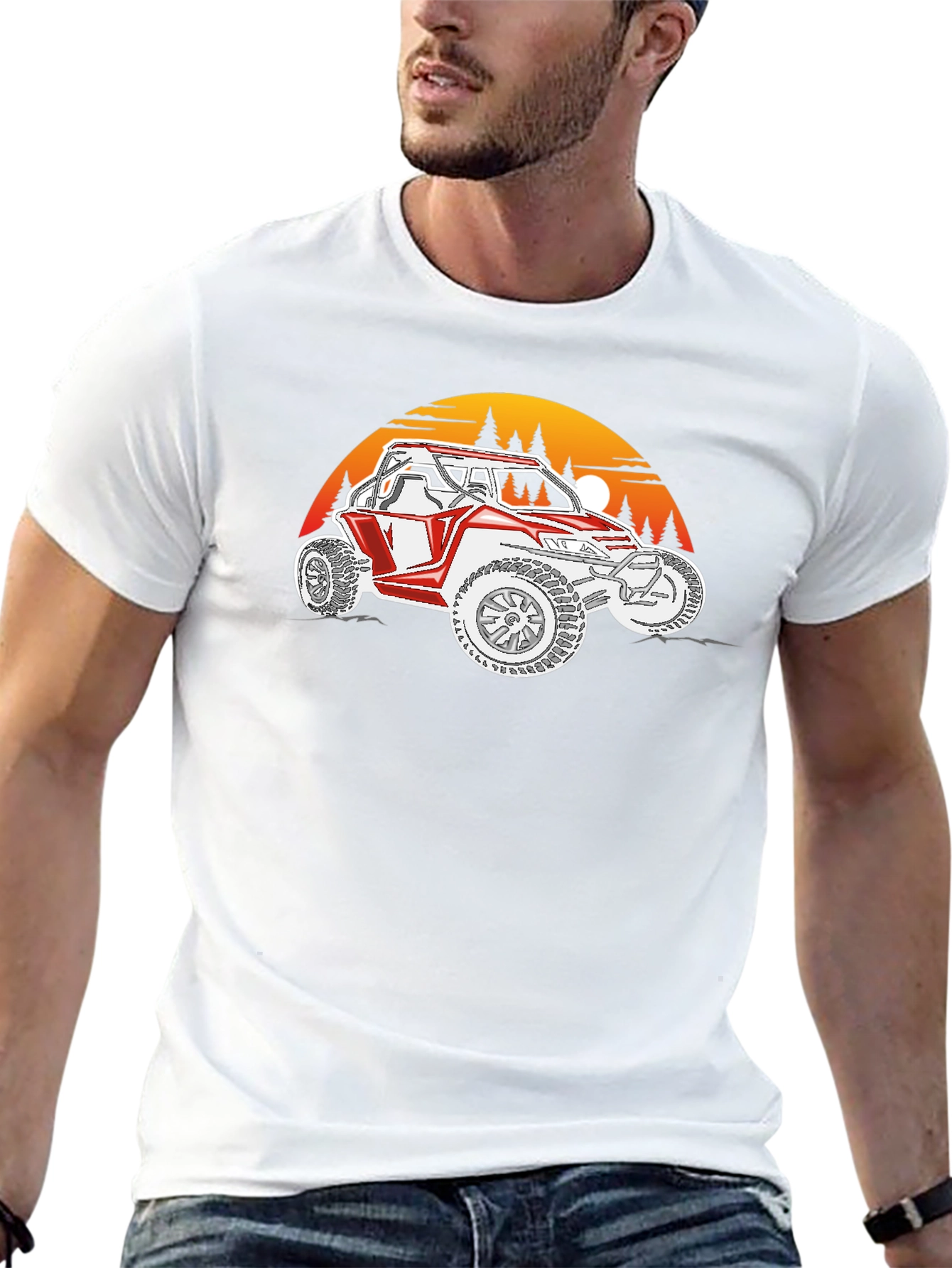 UTV Sunset Graphic Tee - Off-Road Adventure