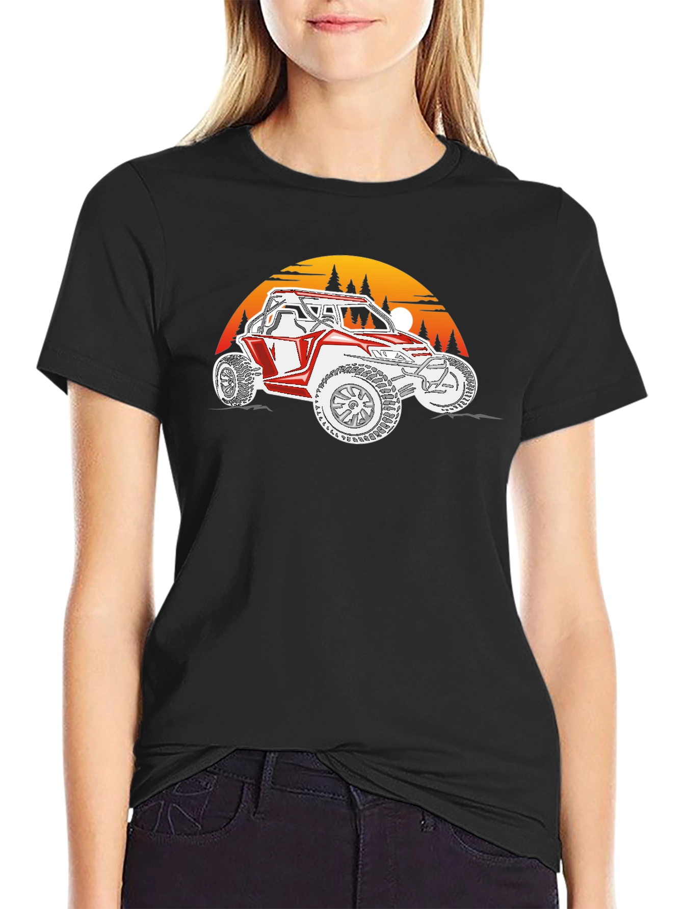 UTV Sunset Graphic Tee - Off-Road Adventure