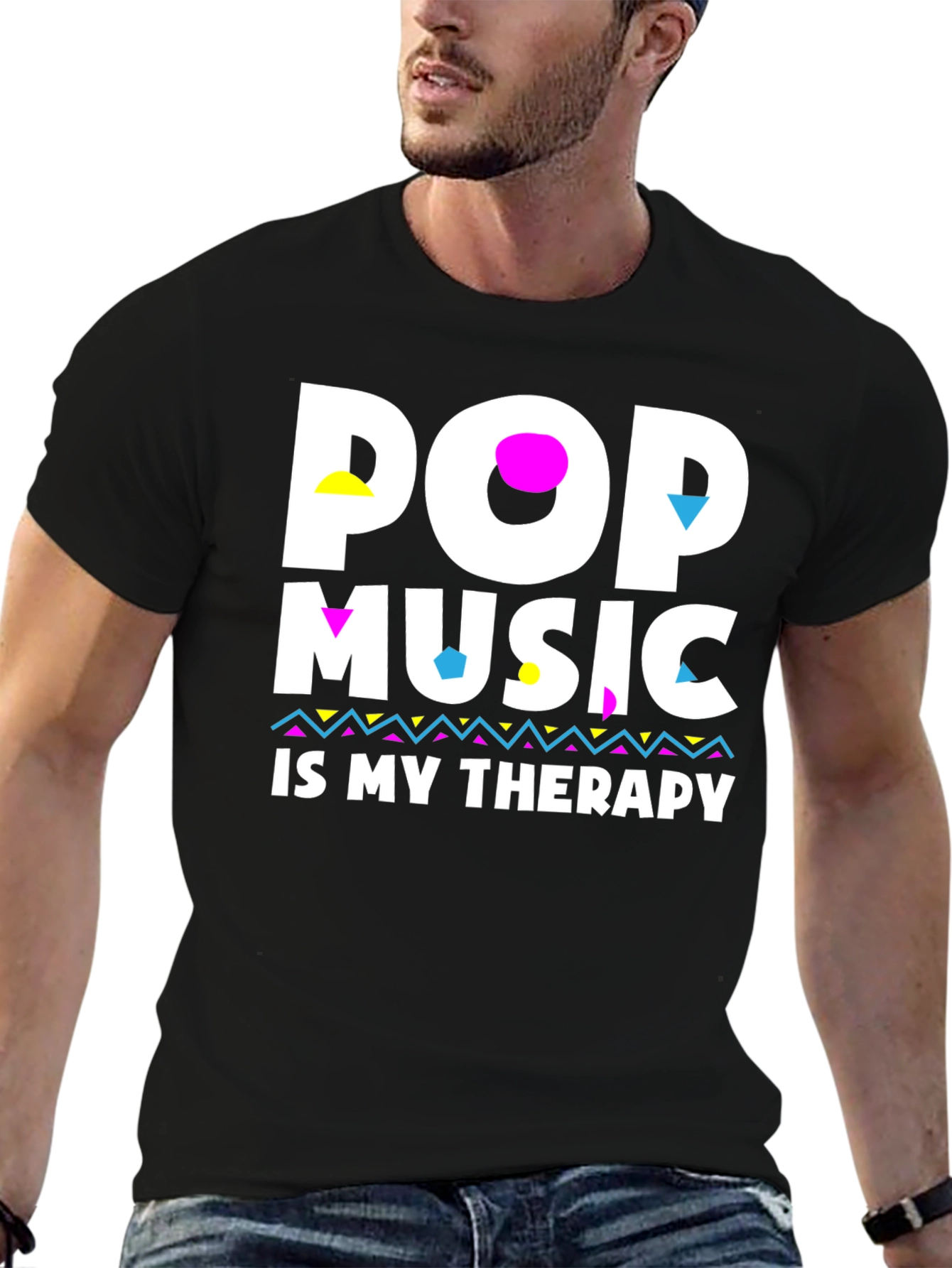 Pop Music Therapy Graphic T-Shirt