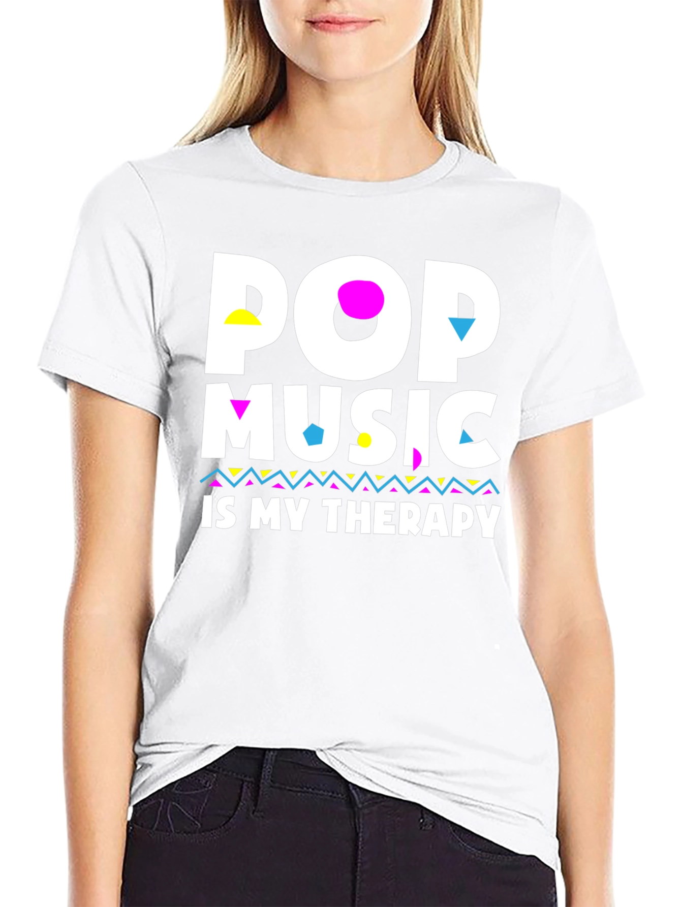 Pop Music Therapy Graphic T-Shirt