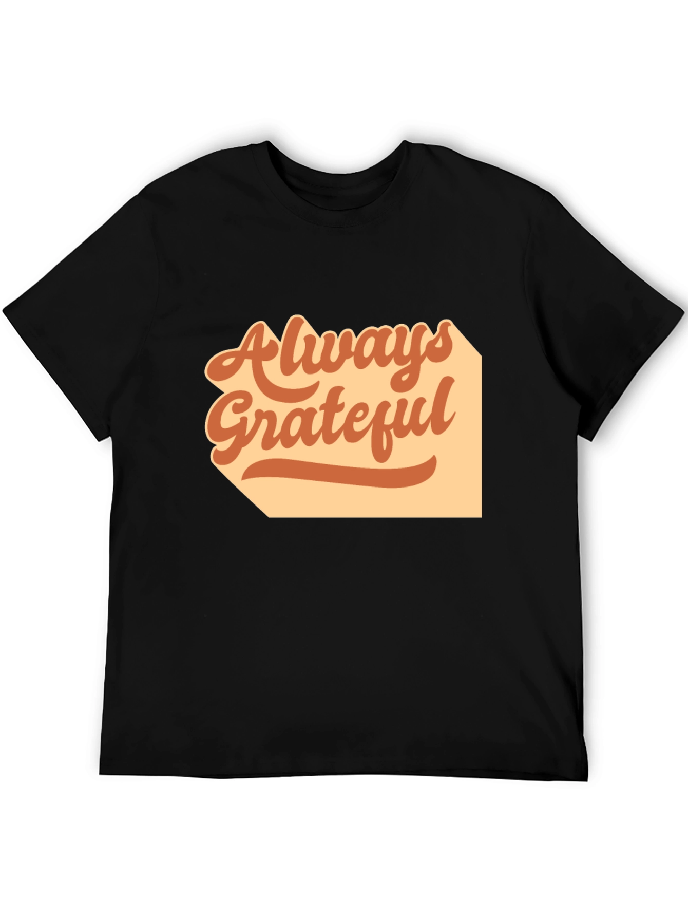 Always Grateful Graphic Tee - Black