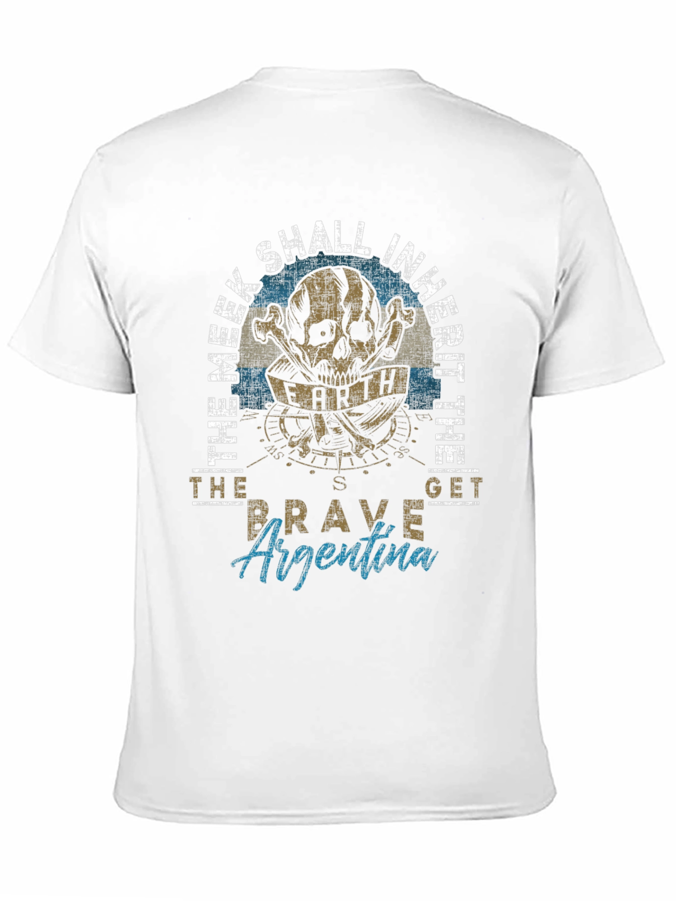 The Meek Argentina Skull T-Shirt