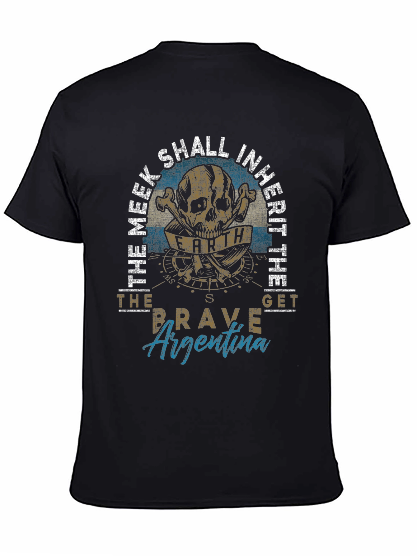 The Meek Argentina Skull T-Shirt