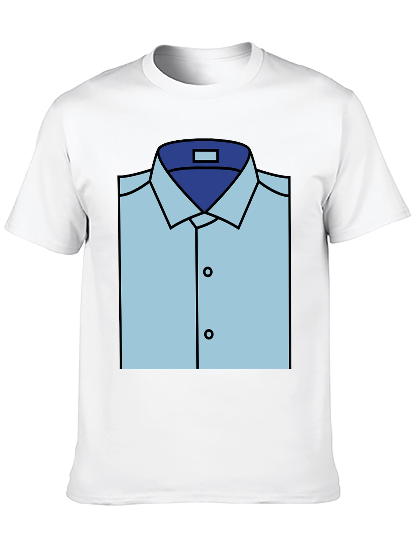 Novelty Dress Shirt Graphic Tee