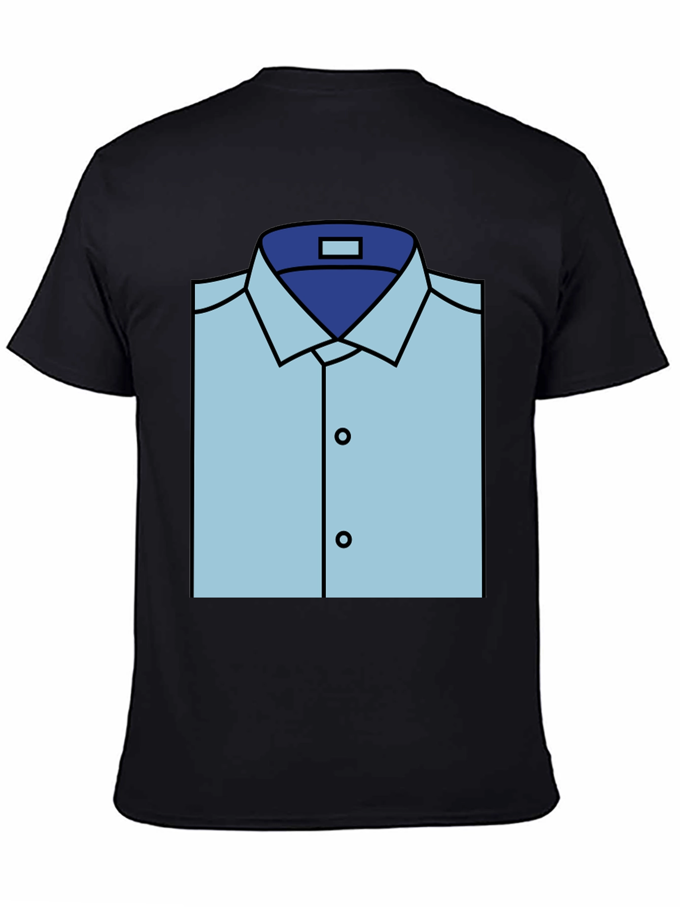 Novelty Dress Shirt Graphic Tee