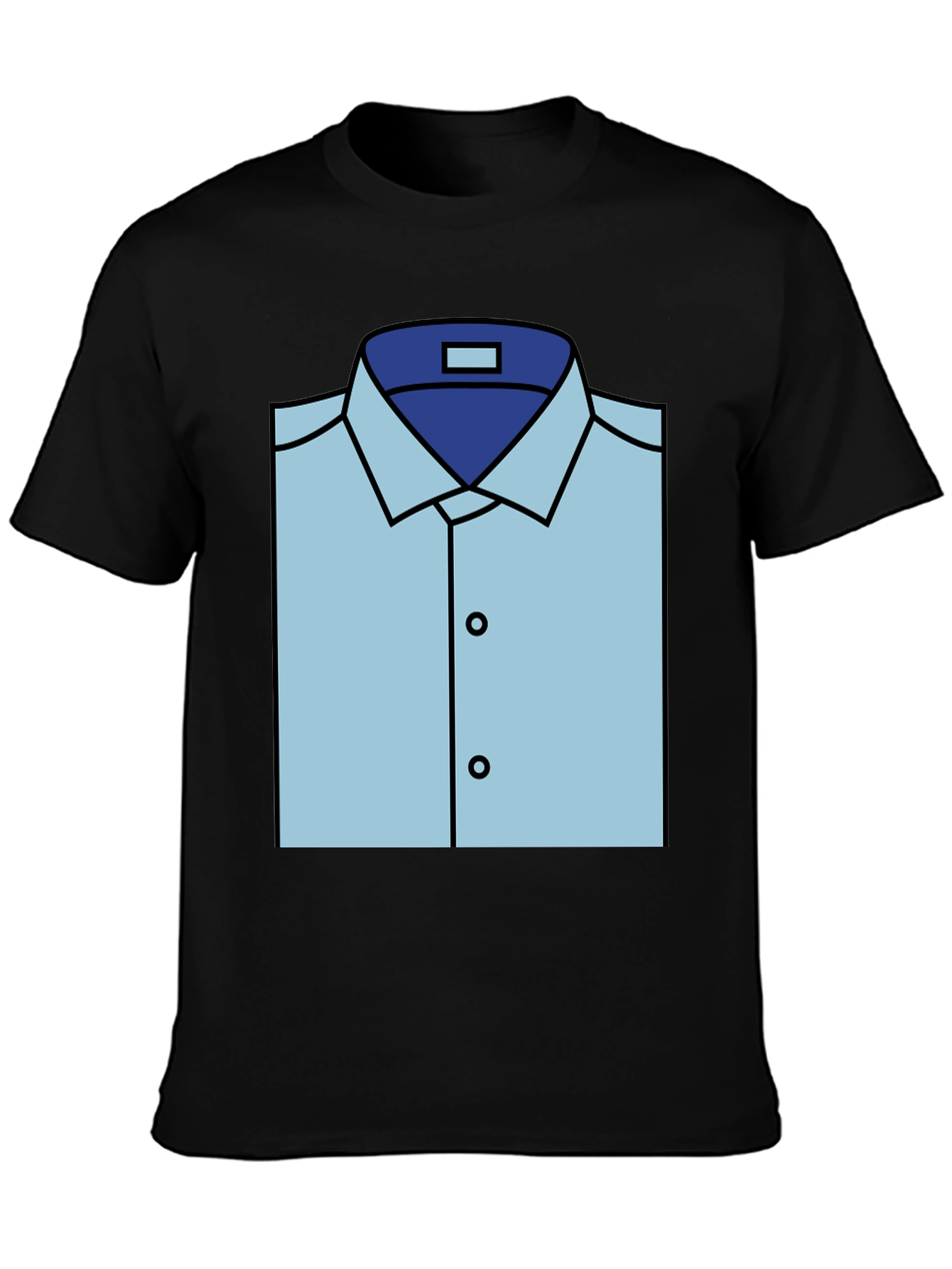 Novelty Dress Shirt Graphic Tee